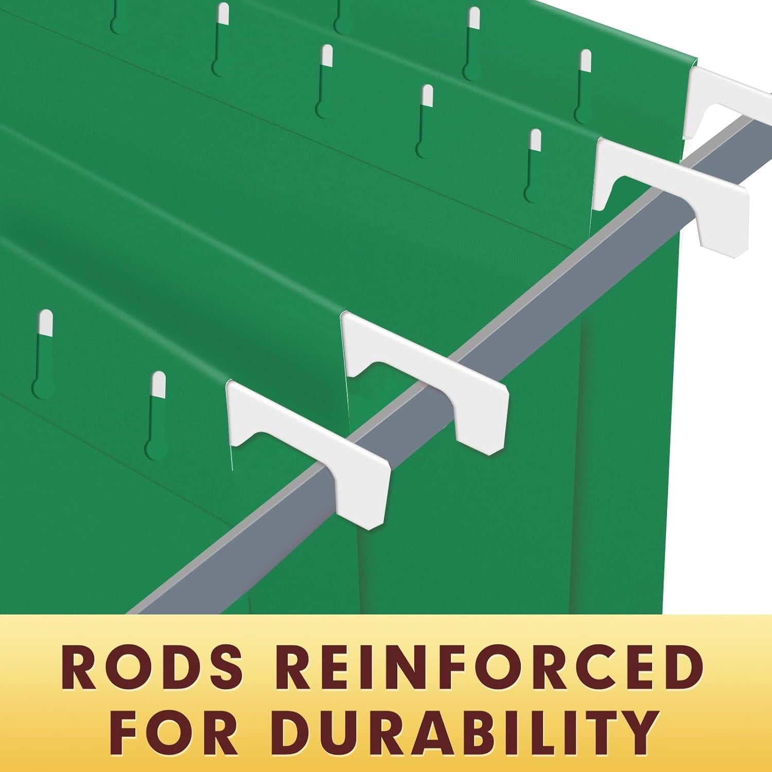 Carpetas Colgantes HERKKA Verde Reforzadas 30 Unidades A4