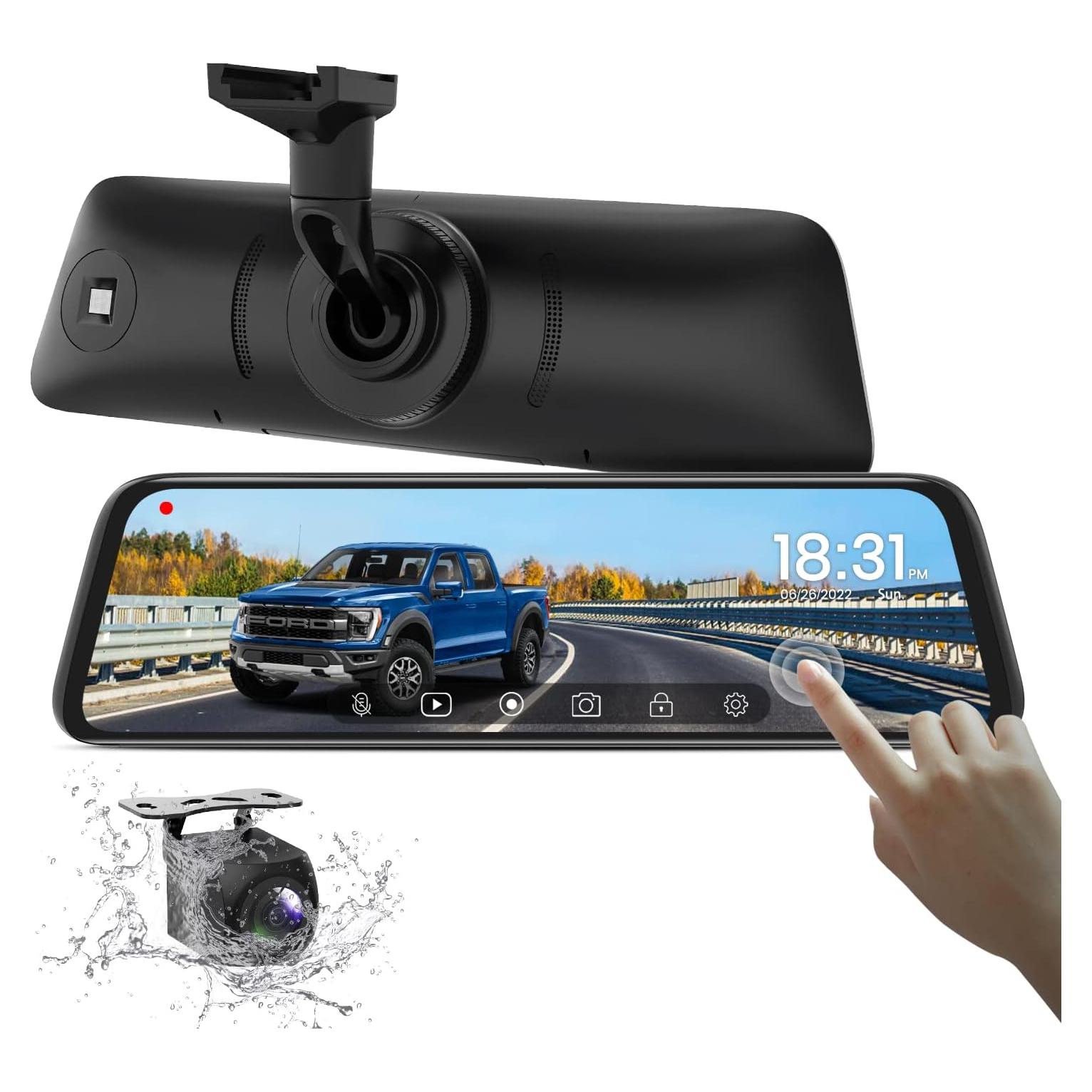 Cámara de Espejo Retrovisor AUTO-VOX T9 9.35" 1080P con Grabación