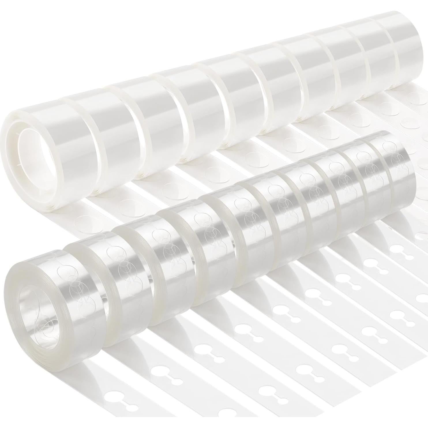 KICNIC Kit de Tiras de Arco de Globos 50m + 1000 Puntos Adhesivos