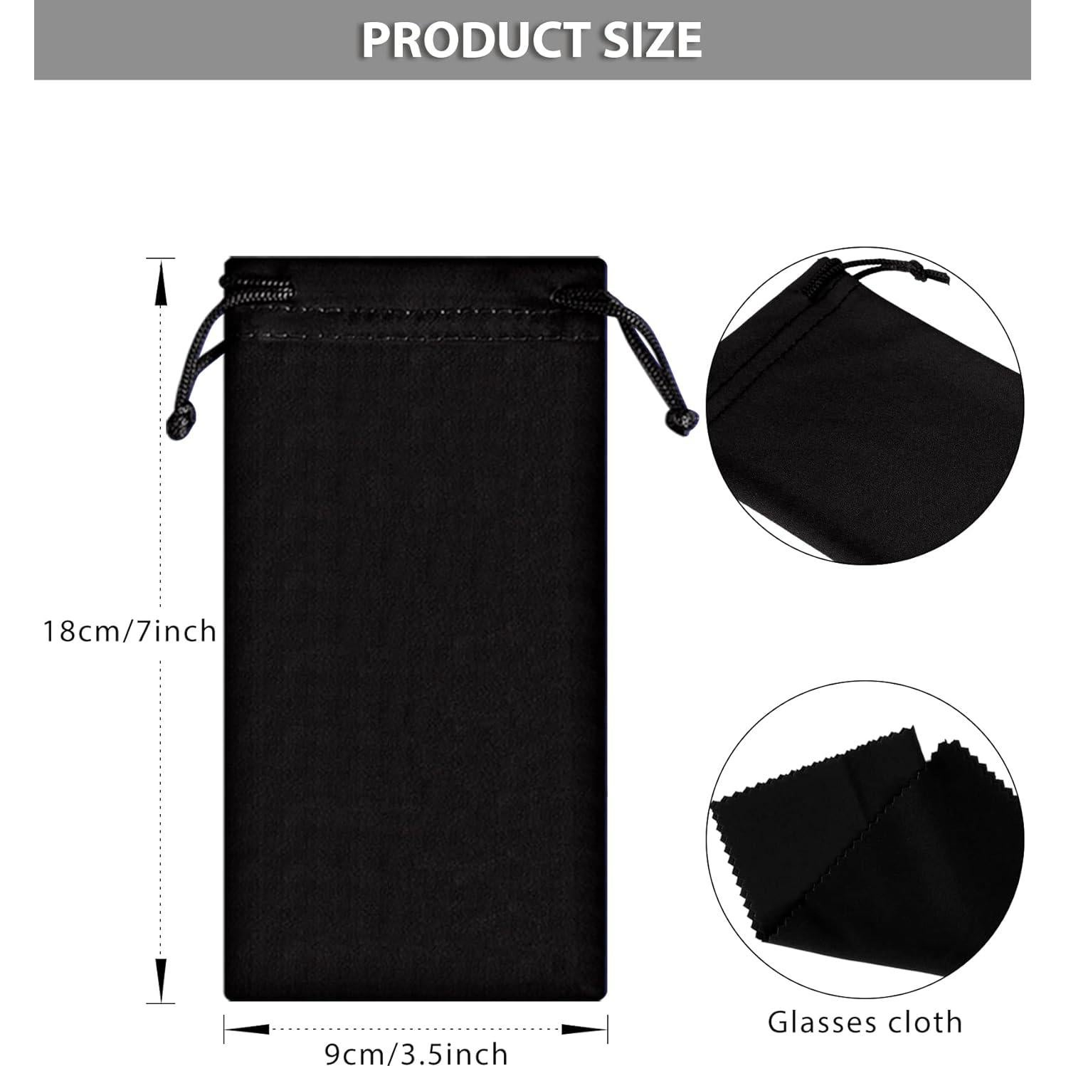 Funda de Microfibra Flutesan 40 Piezas para Gafas de Sol