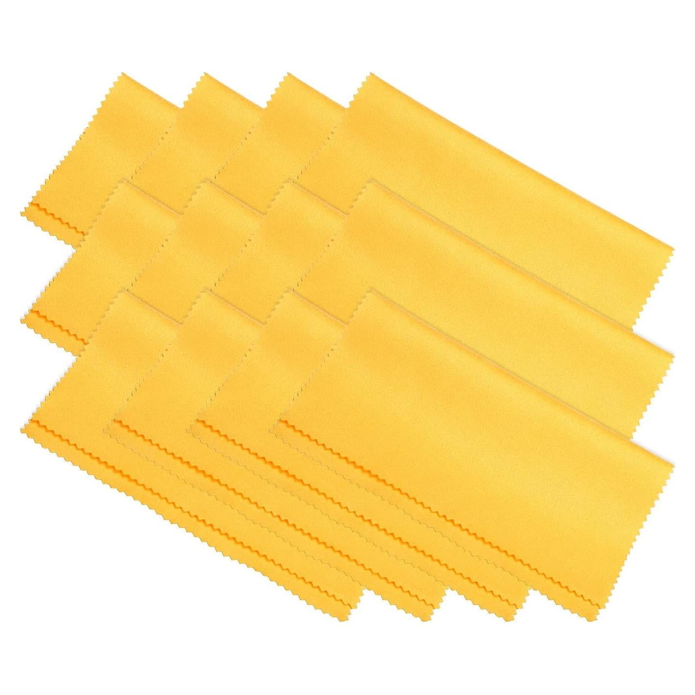 Paño de Microfibra PATIKIL 12 Unidades 17.78x15.24 cm Amarillo