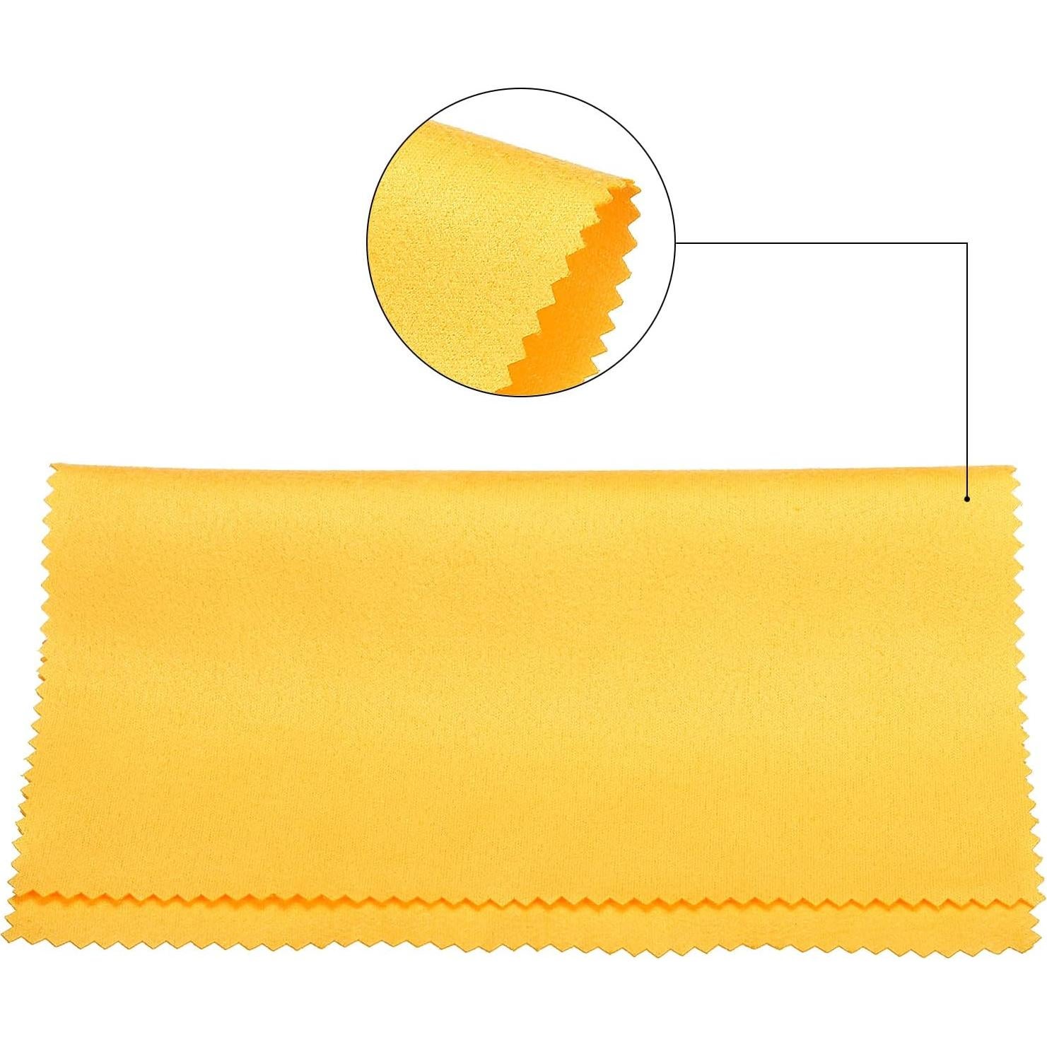 Paño de Microfibra PATIKIL 12 Unidades 17.78x15.24 cm Amarillo