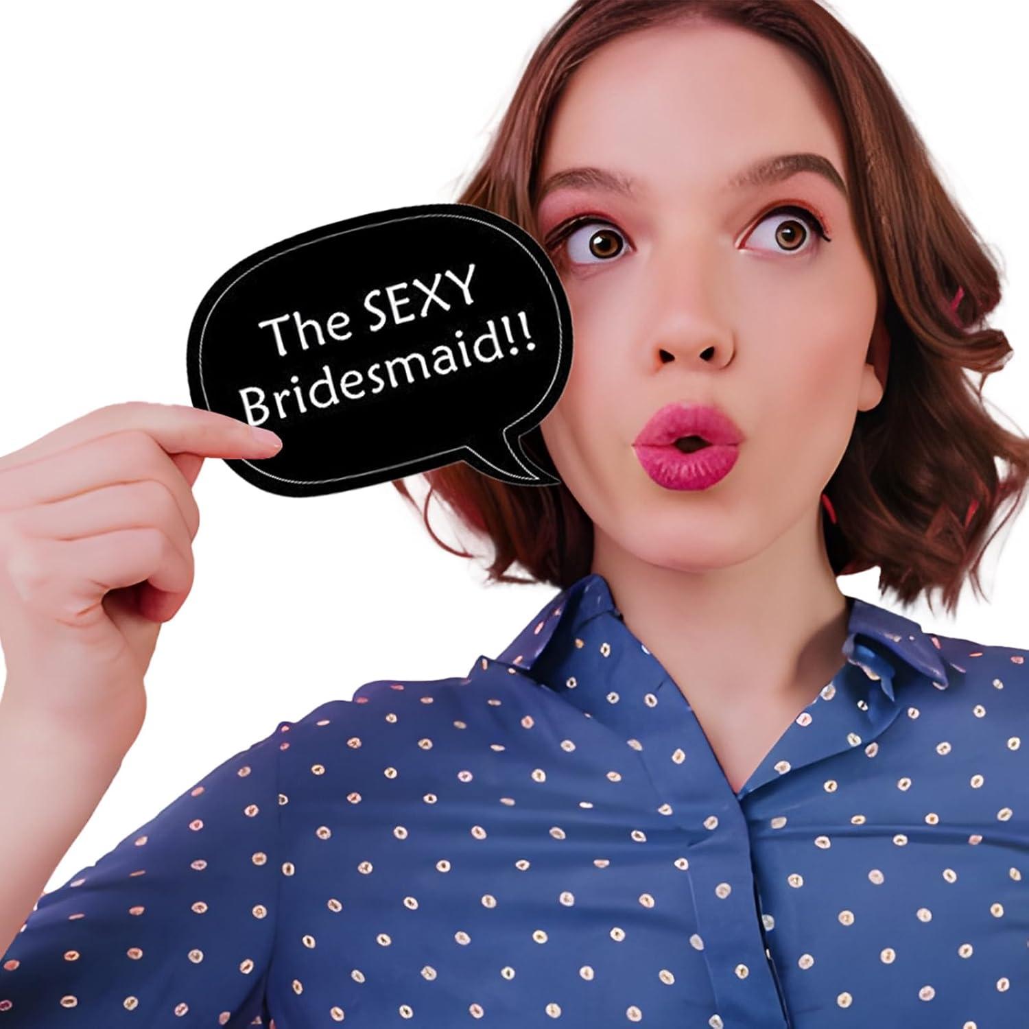 Kit de Accesorios para Photobooth de Boda Kotbs - 52 Piezas