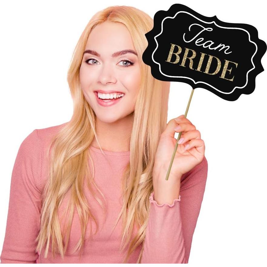 Accesorios Photobooth Boda Ocasión Perfecta 40 Piezas Brillantes