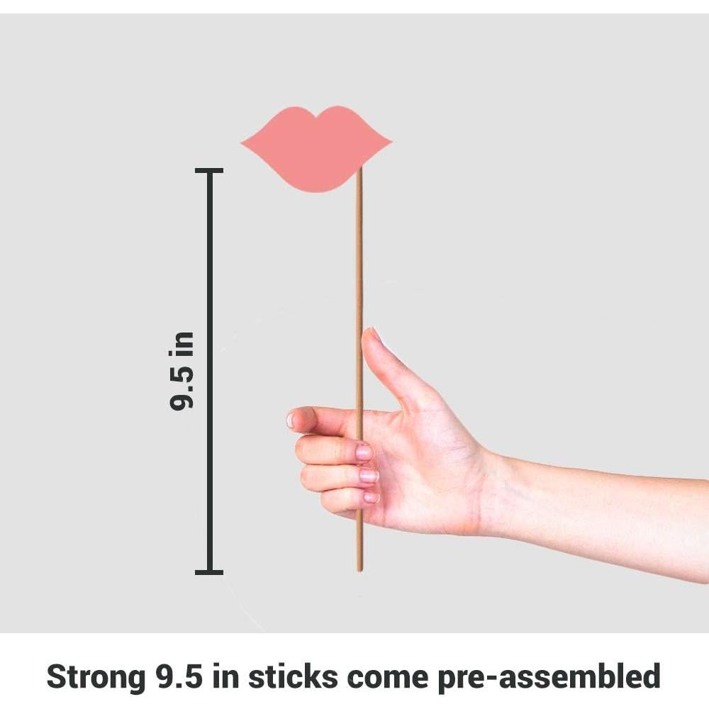 Accesorios Photobooth Boda Ocasión Perfecta 40 Piezas Brillantes