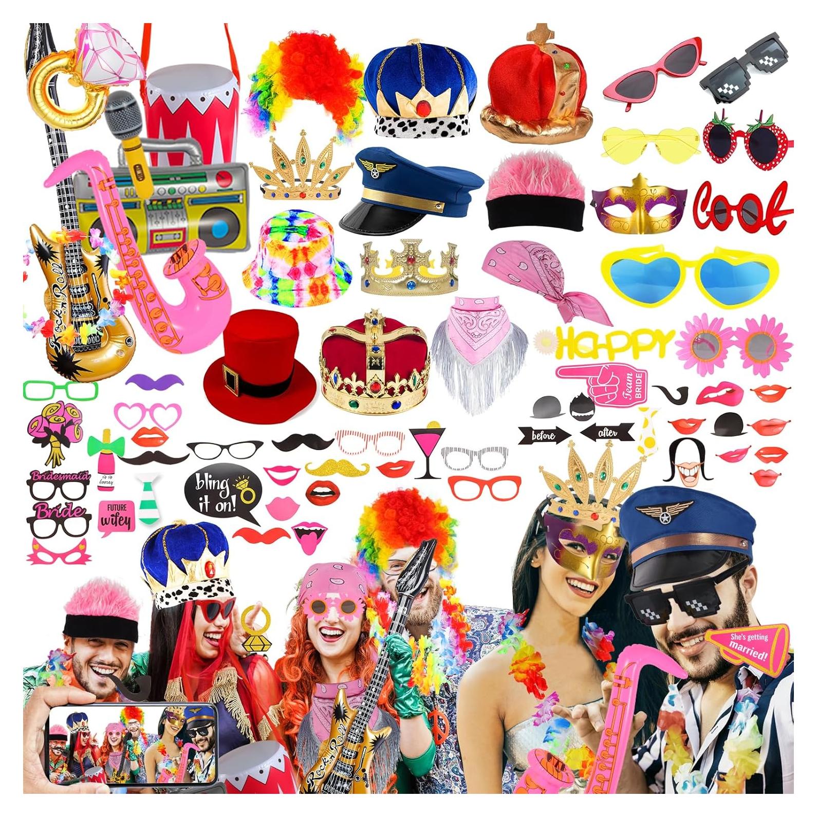 Conjunto de Accesorios para Cabina de Fotos NICOWARM Multicolor