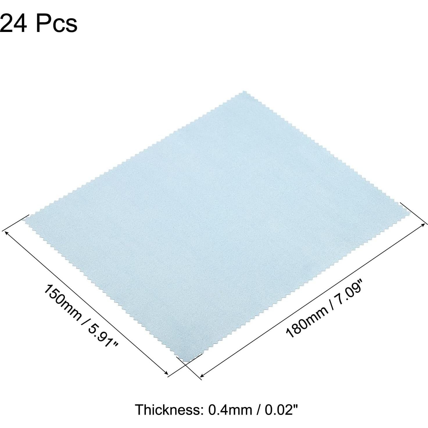 Paño de Microfibra PATIKIL 24 Unidades 17.78x15.24 cm Azul