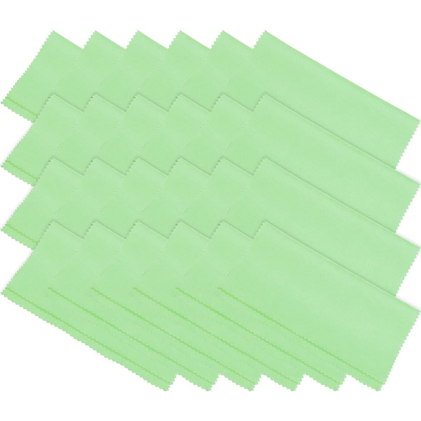 Paño de Microfibra PATIKIL 24 Unidades Verde 17.78x15.24 cm