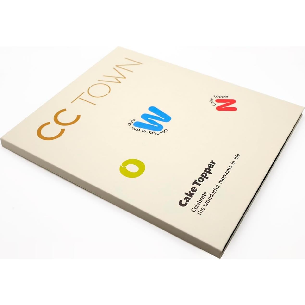 Adorno de Pastel de Cumpleaños Dorado Espejo 15.24x17.78cm