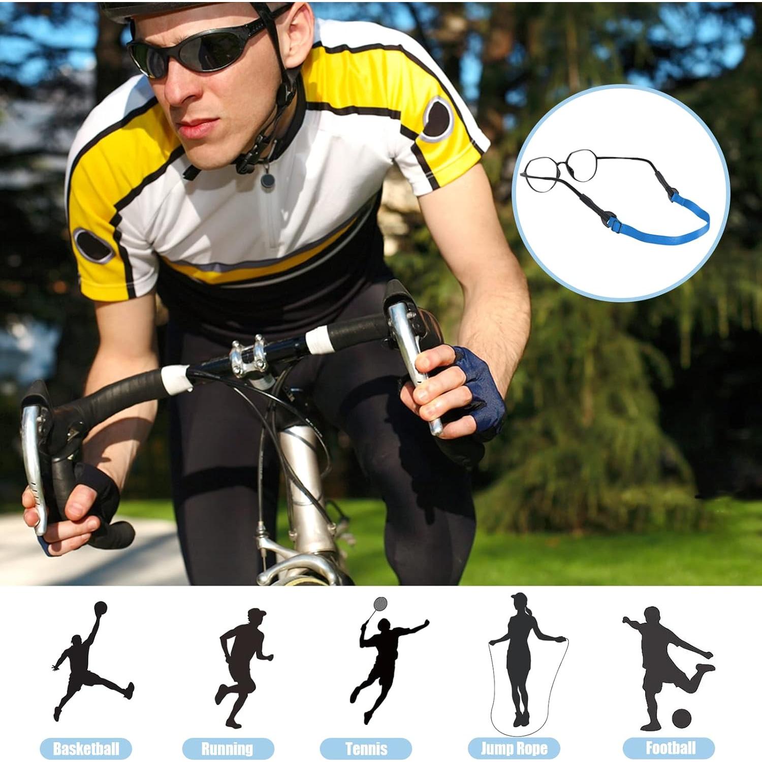 Correa para Gafas 5PCS Ajustable Antideslizante 22,10 cm