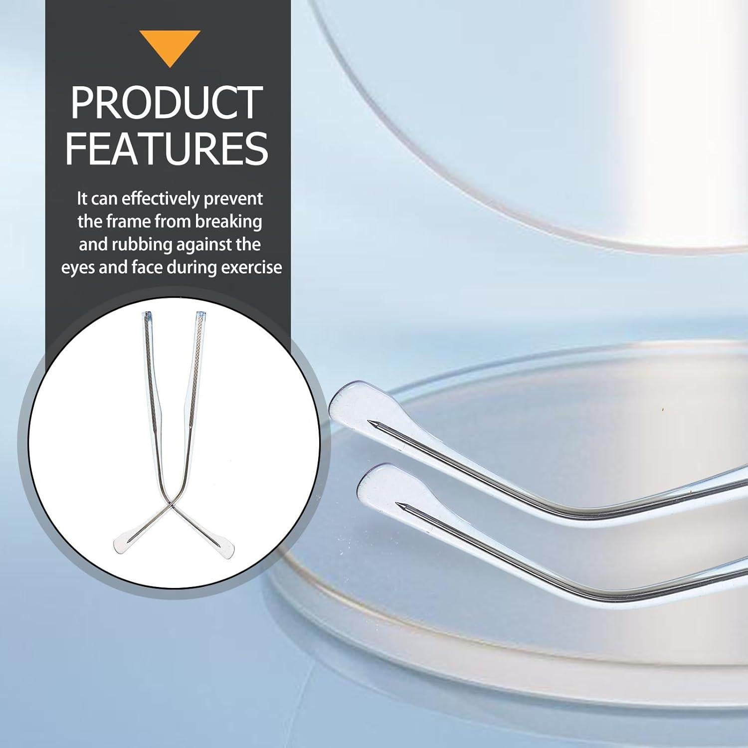 Brazo de Reemplazo Metal Gafas Gatuida Azul Universal