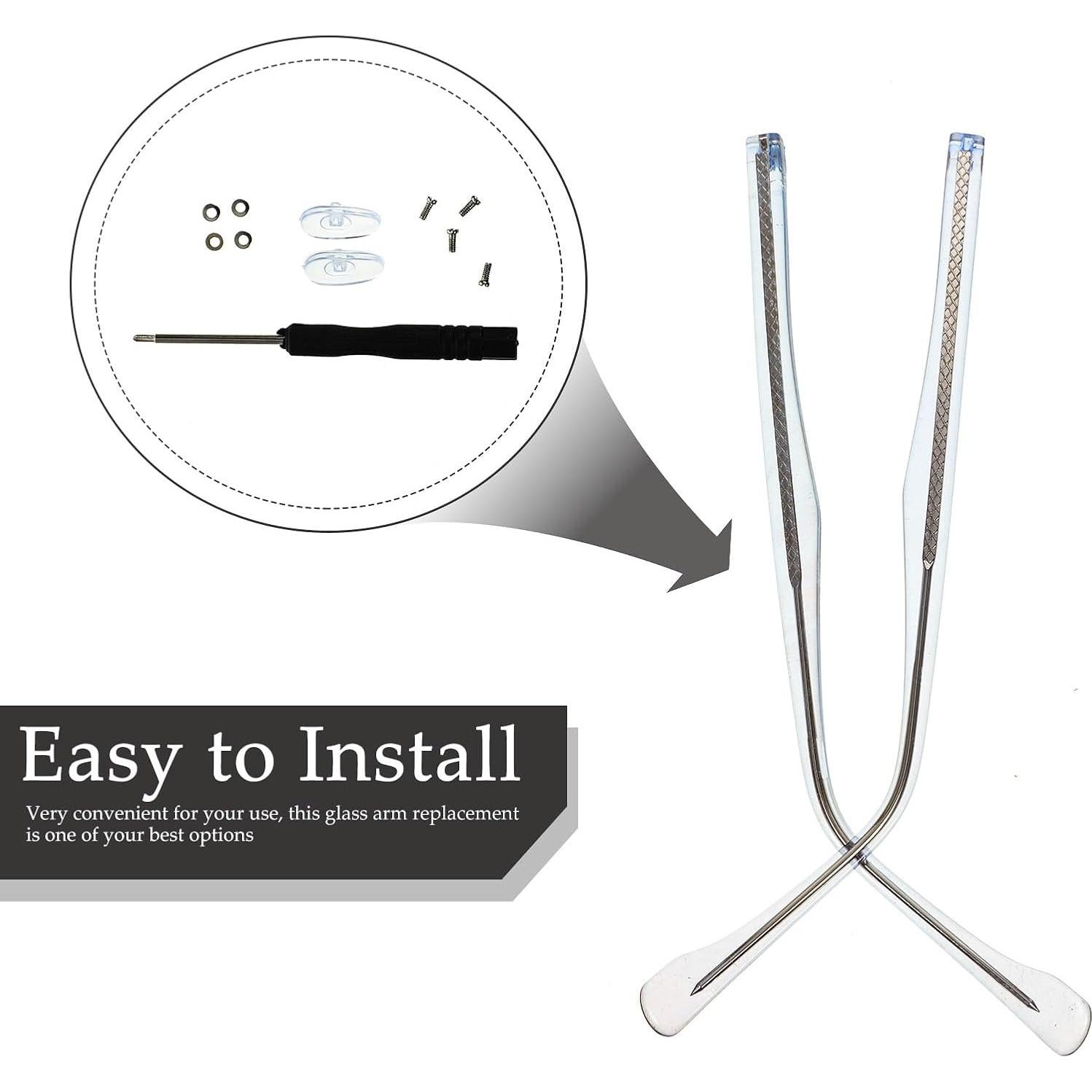 Brazo de Reemplazo Metal Gafas Gatuida Azul Universal