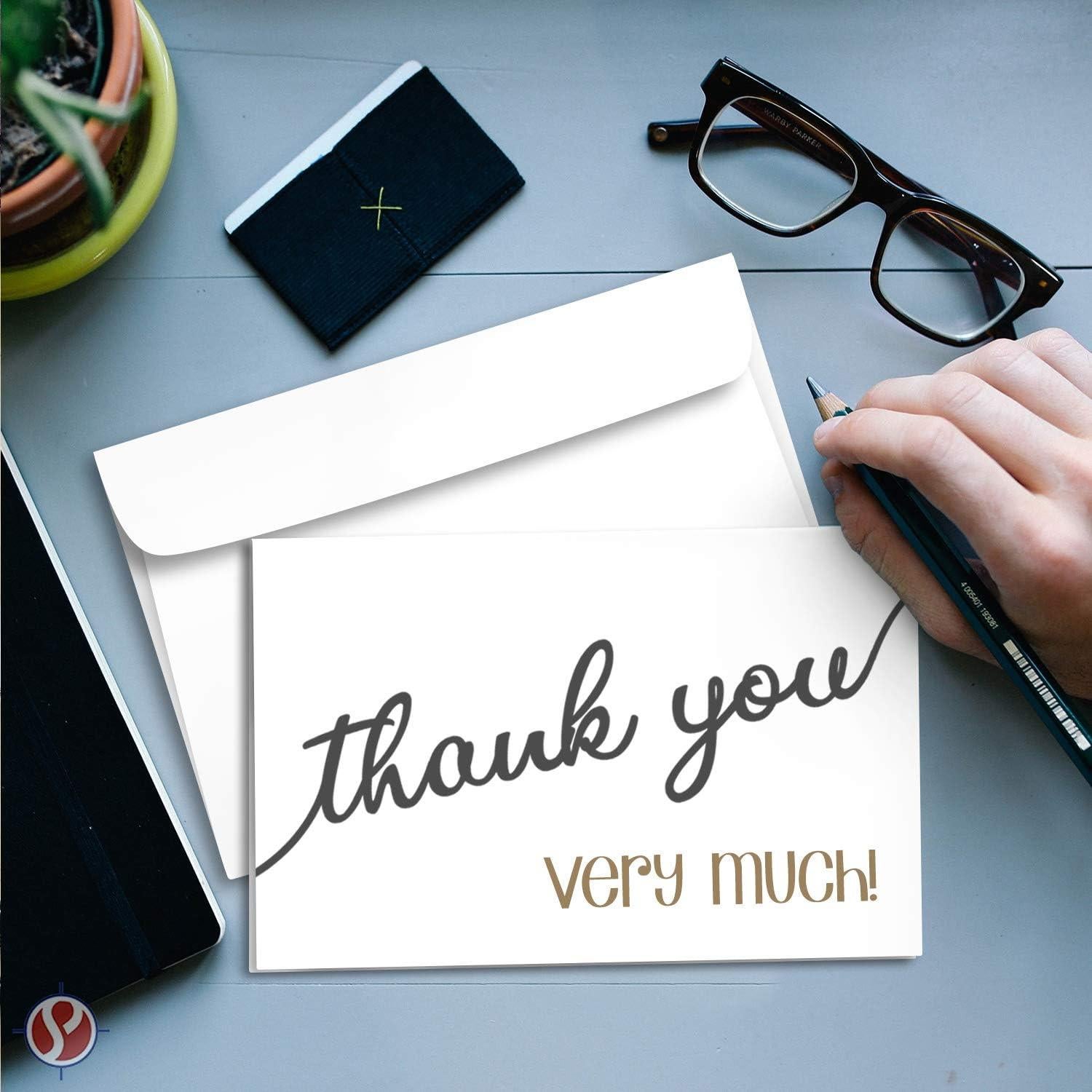 Juego de Tarjetas Plegadas y Sobres S Superfine 50 Unidades