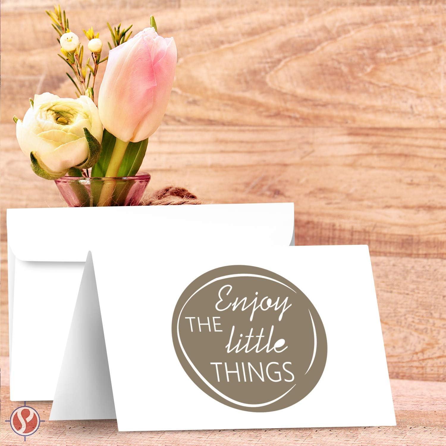 Juego de Tarjetas Plegadas y Sobres S Superfine 50 Unidades