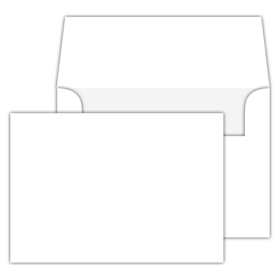 Tarjetas Planas A7 Blancas 50 Unidades S Superfine Printing