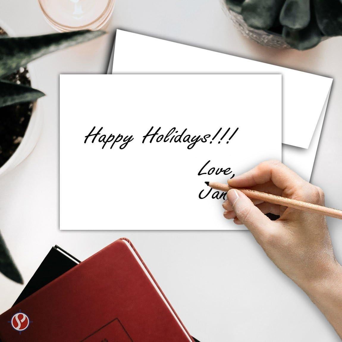 Tarjetas Planas A7 Blancas 50 Unidades S Superfine Printing