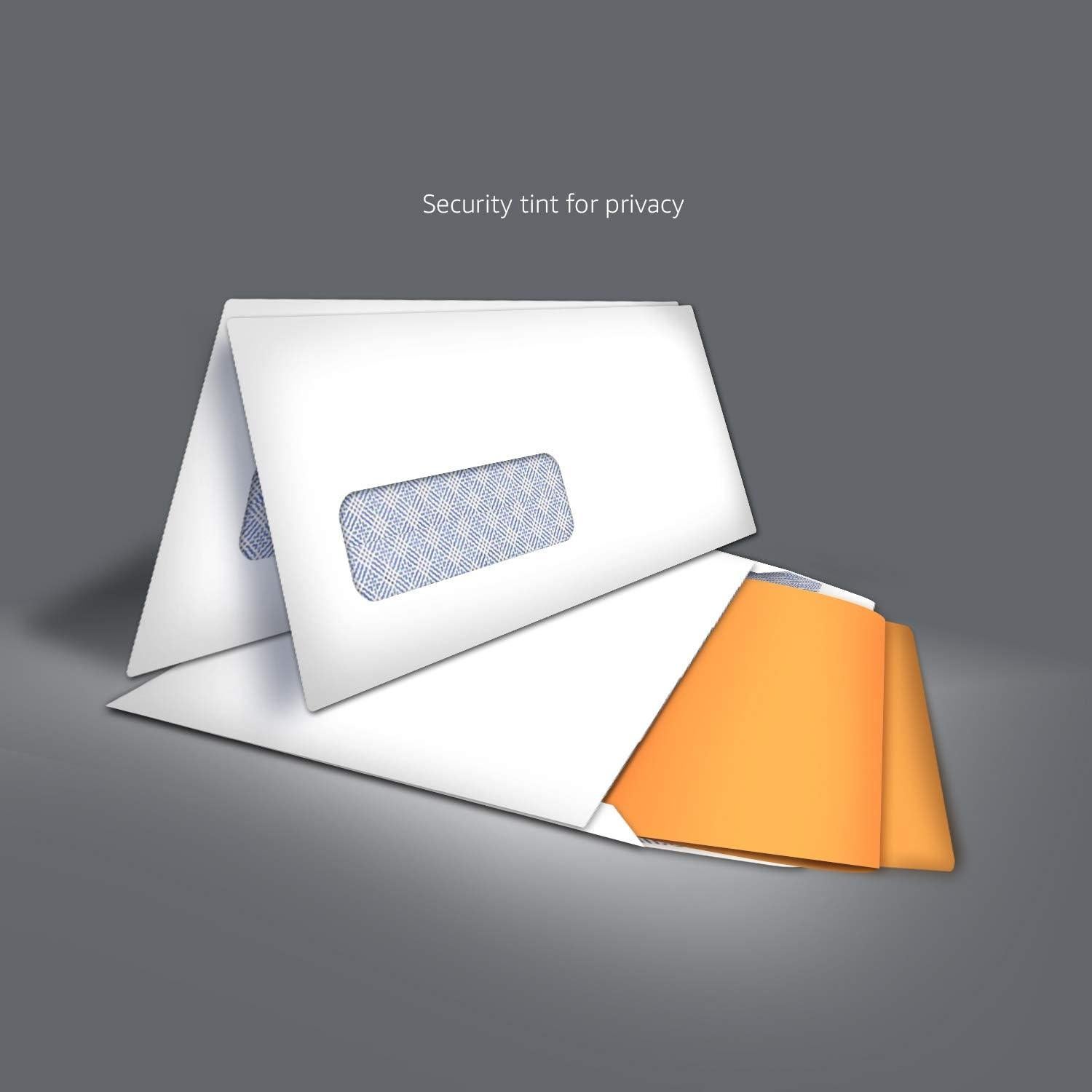 Sobres de Negocios Amazon Basics #10 con Ventana Izquierda - 500 Unidades