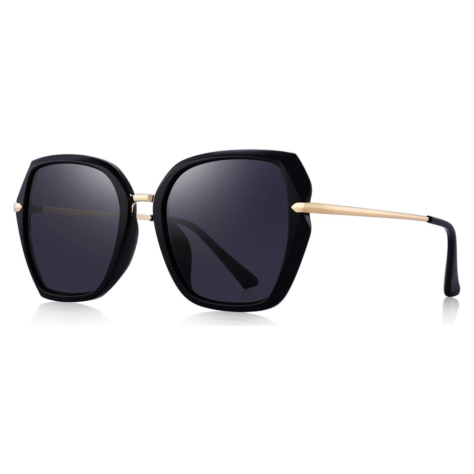 Polarized Sunglasses for Women-UV400 Lens Sunglasses for Female Ladies Fashionwear Polarized Sun Eye Glass