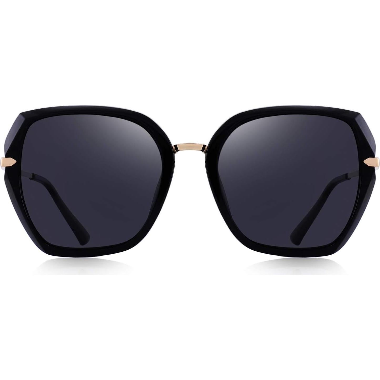 Polarized Sunglasses for Women-UV400 Lens Sunglasses for Female Ladies Fashionwear Polarized Sun Eye Glass