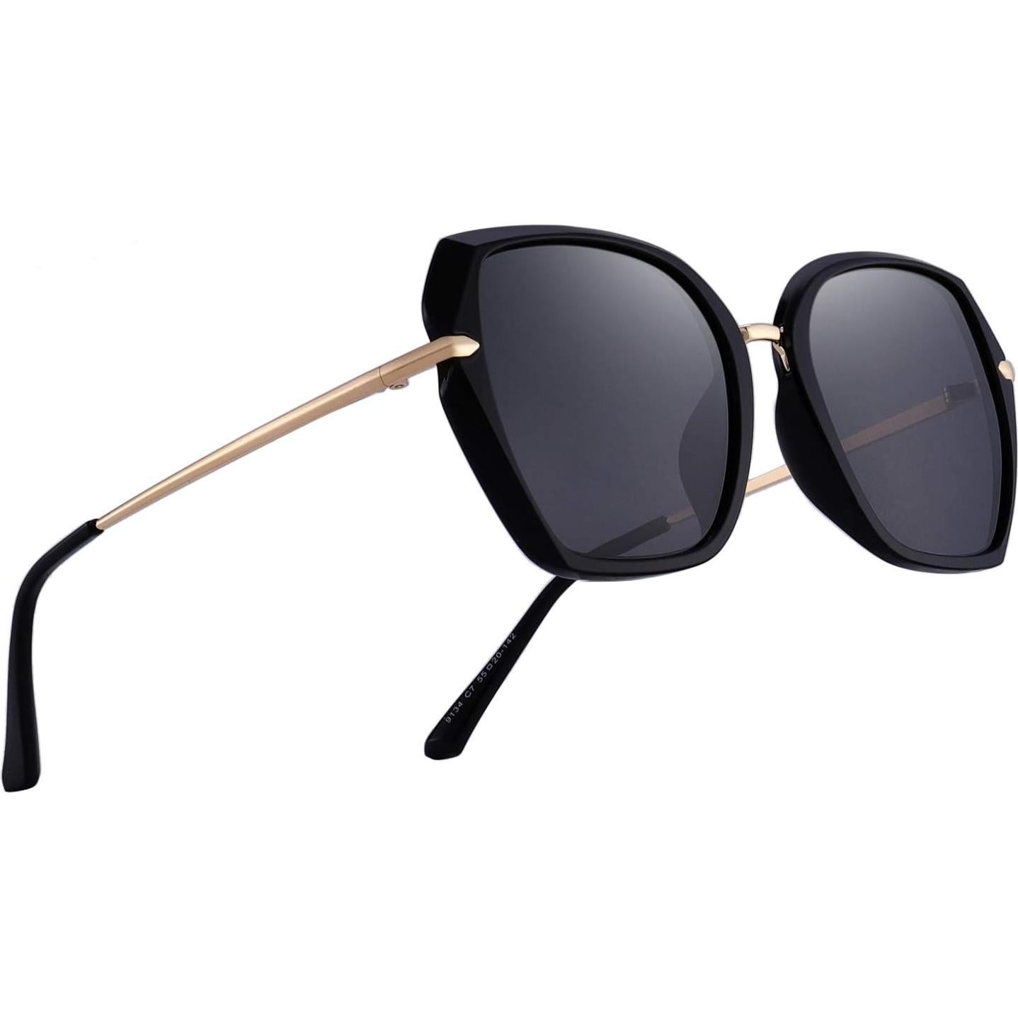 Polarized Sunglasses for Women-UV400 Lens Sunglasses for Female Ladies Fashionwear Polarized Sun Eye Glass