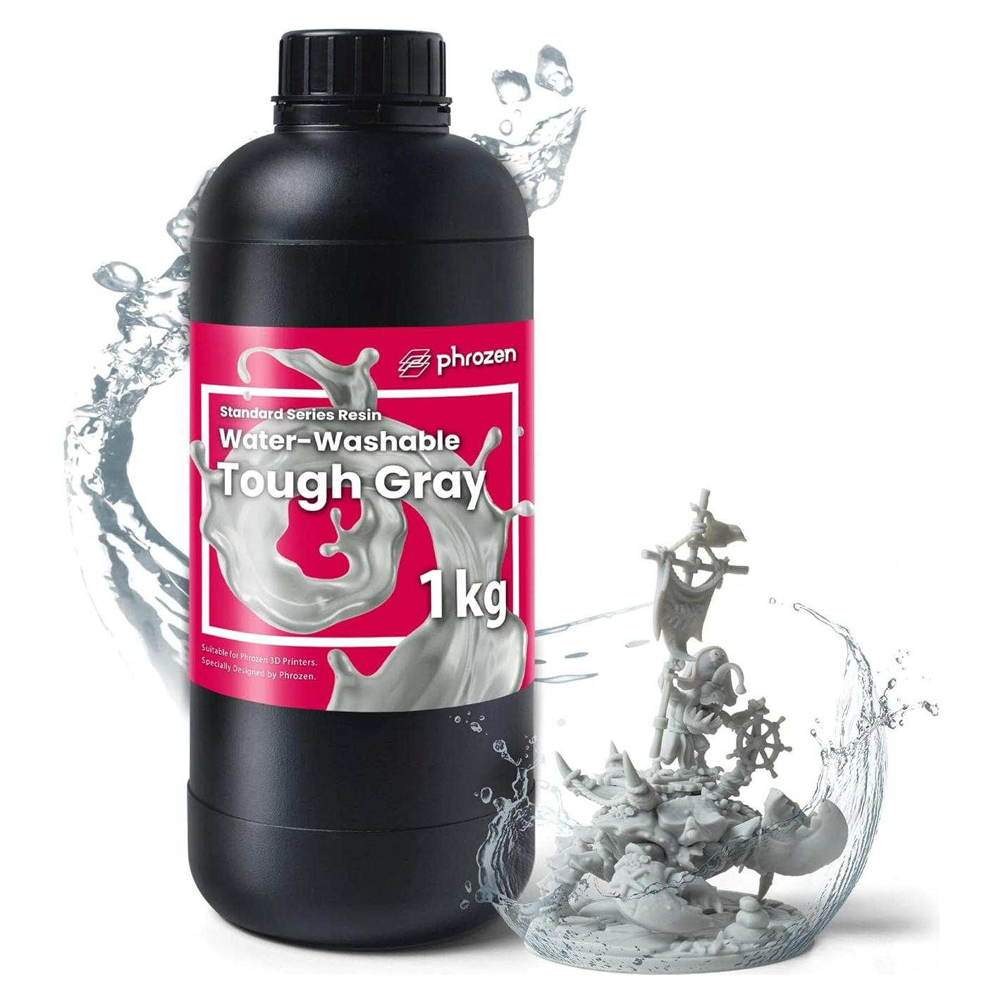 Resina Rápida Lavable Phrozen 1 kg Gris Resistente