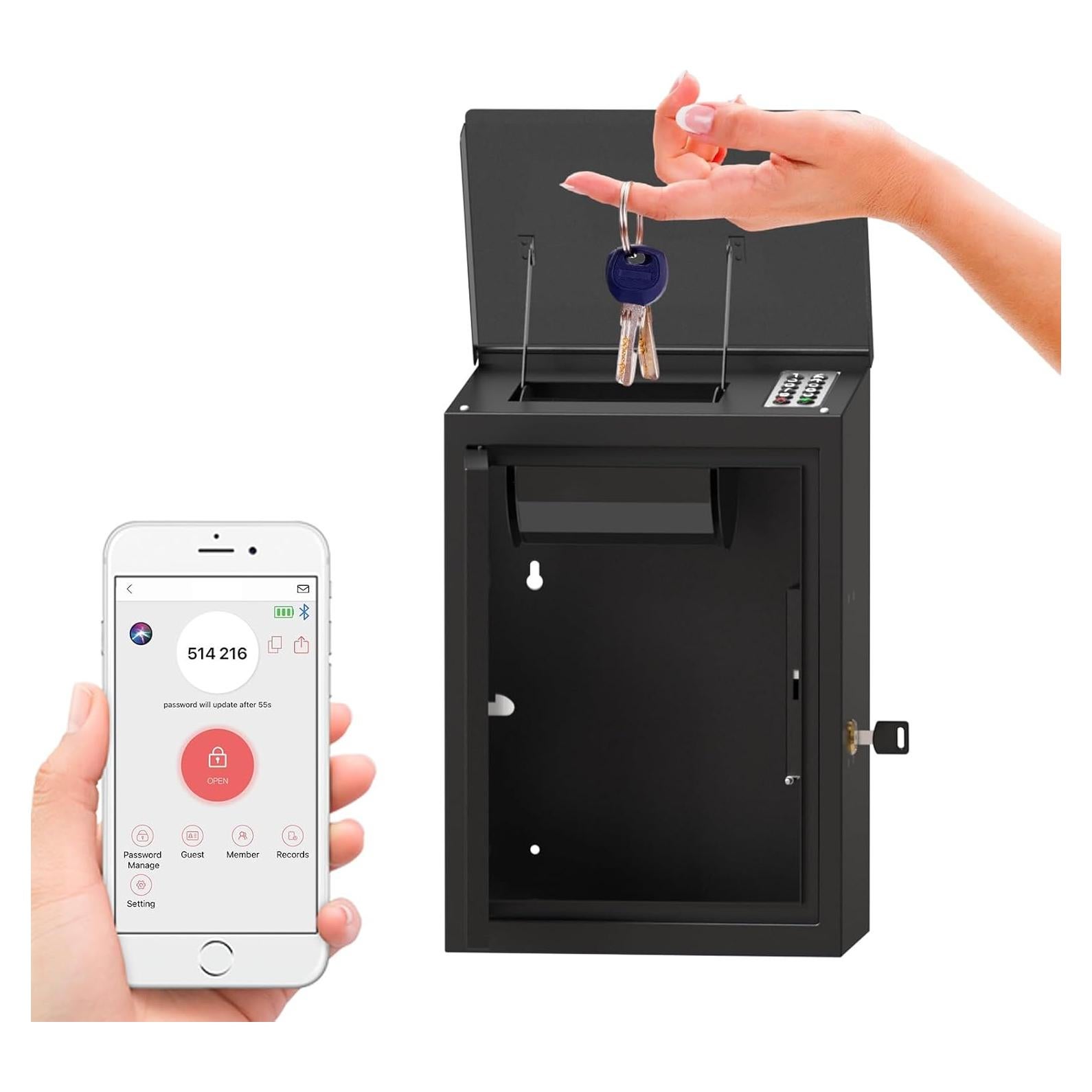 Caja de Llaves WeHere con Cerradura Inteligente Impermeable