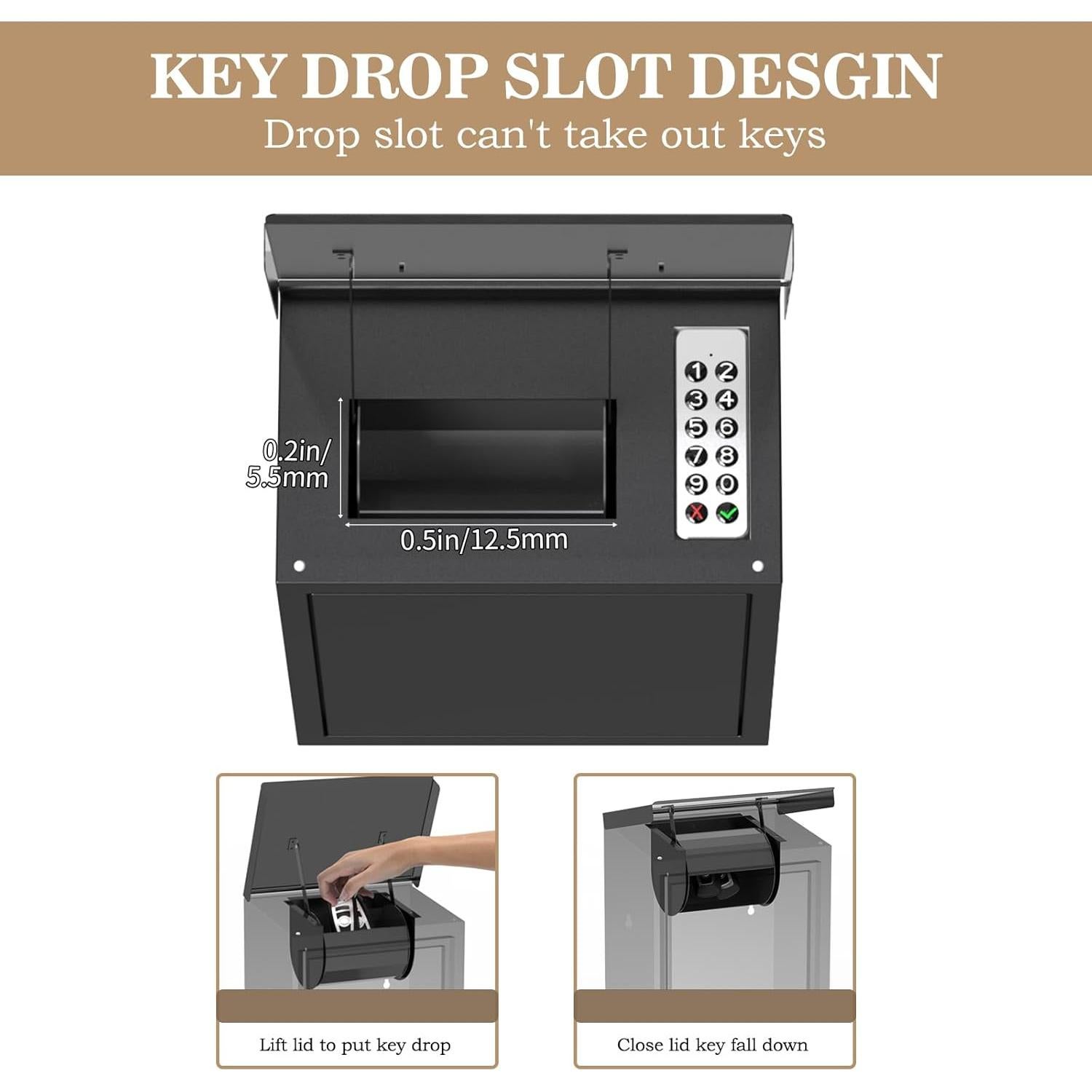 Caja de Llaves WeHere con Cerradura Inteligente Impermeable