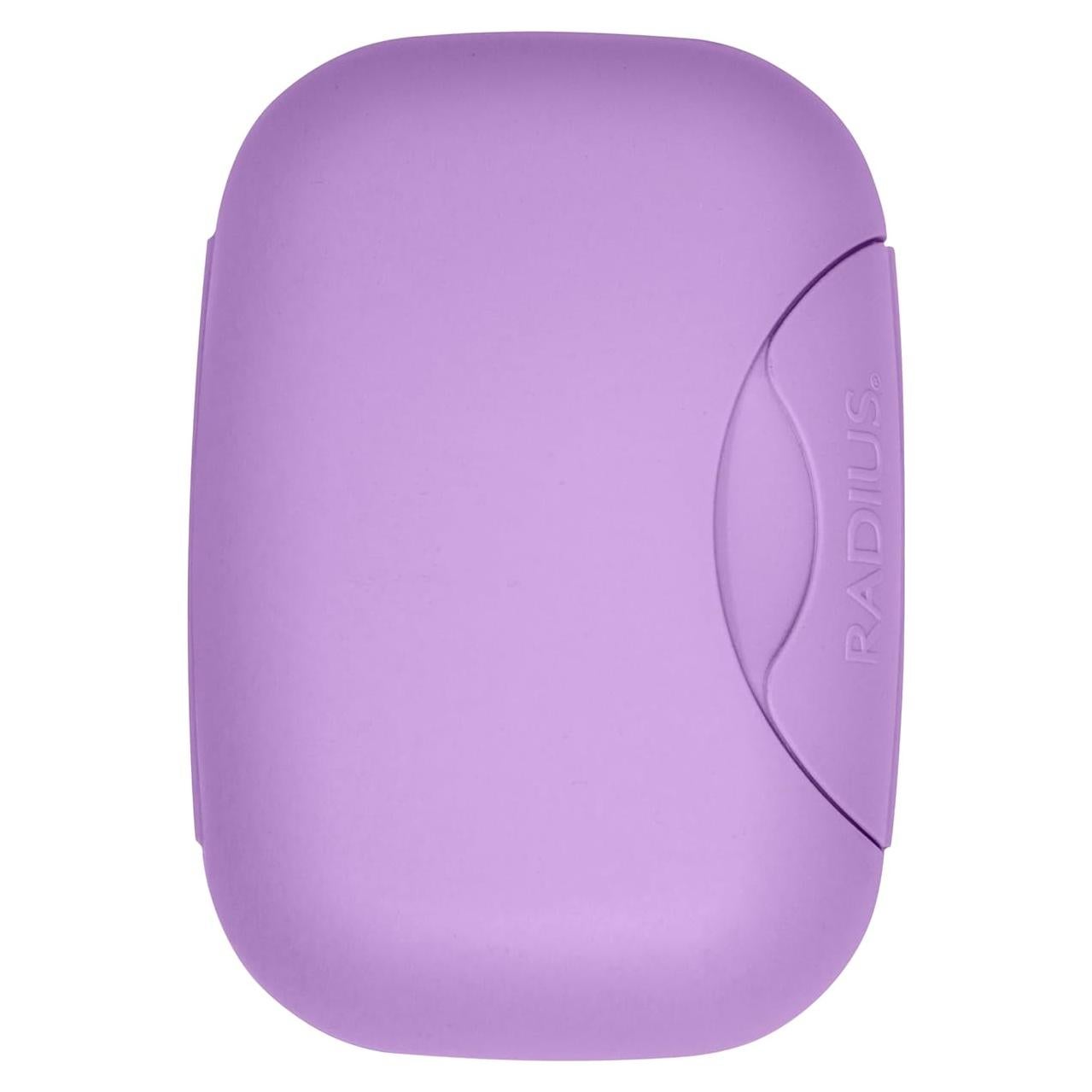 Estuche de Jabón RADIUS Lavanda, Plástico Reciclado, Impermeable