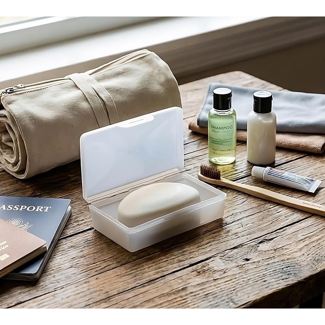 Caja de Jabón de Viaje American Comb - Transparente - 10.16x5.08 cm