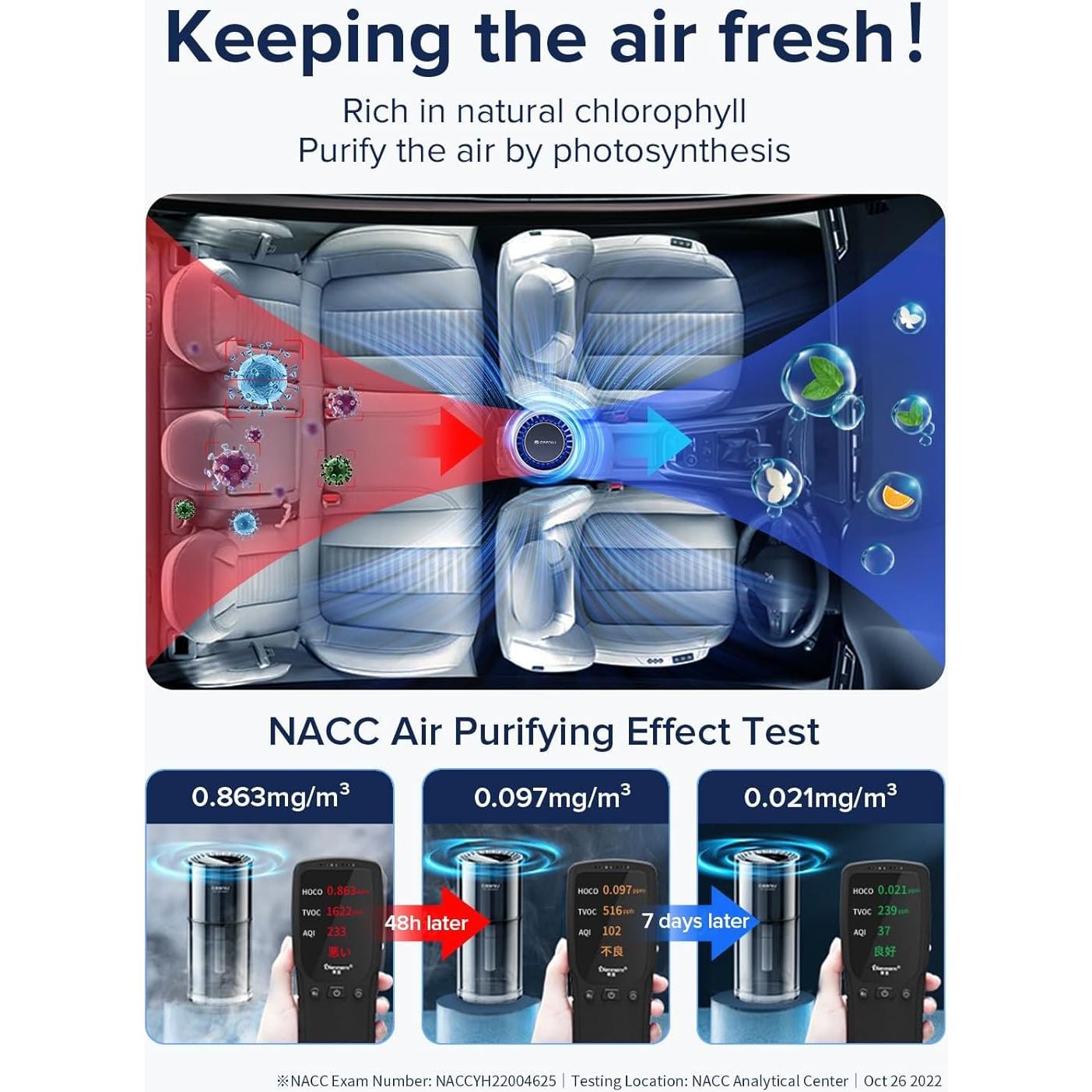 Ambientador de coche Ceeniu CF3 135ml Bosque de Bambú