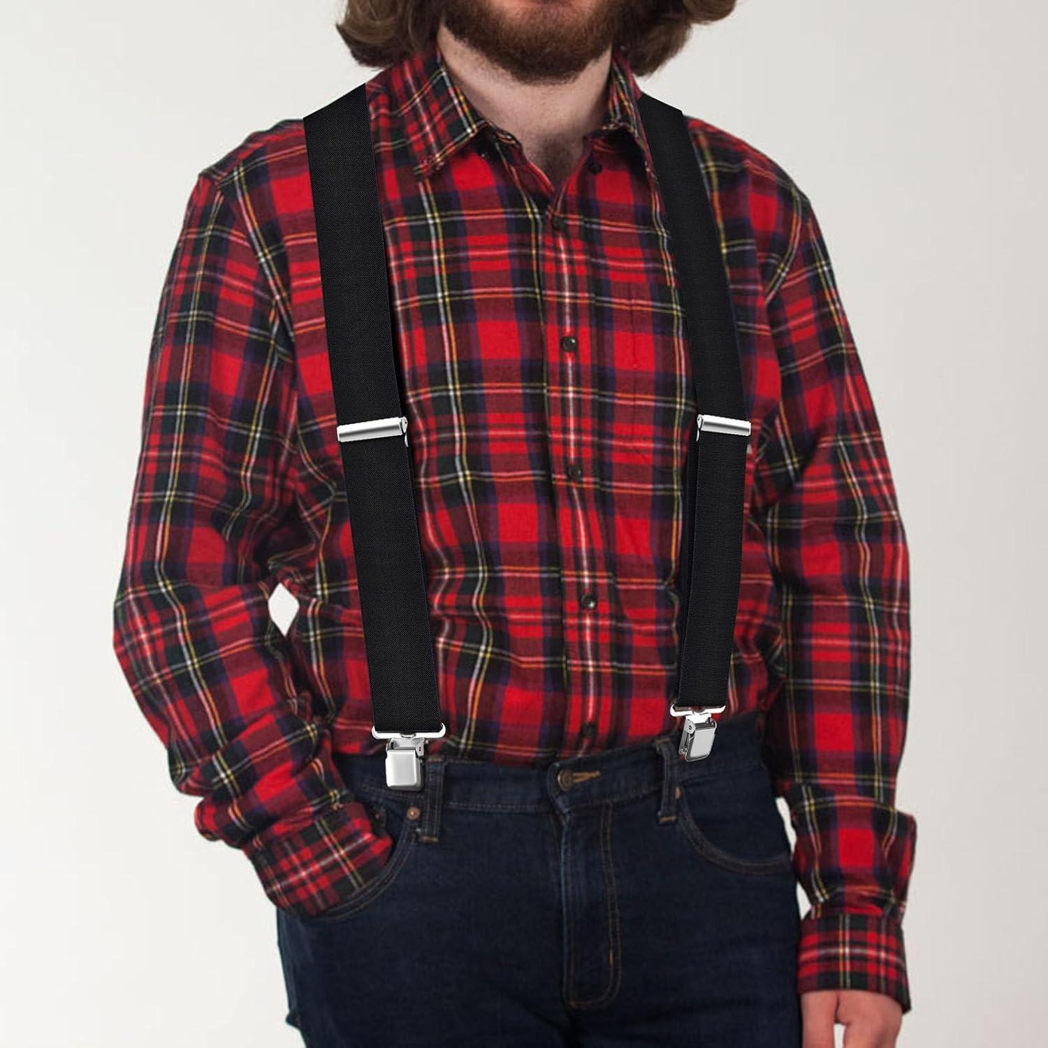 Tirantes Ultrashang CLASSIC para Hombre 5 cm Ajustables Negro