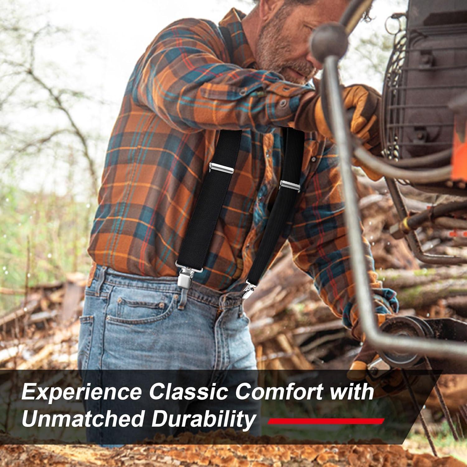 Tirantes Ultrashang CLASSIC para Hombre 5 cm Ajustables Negro