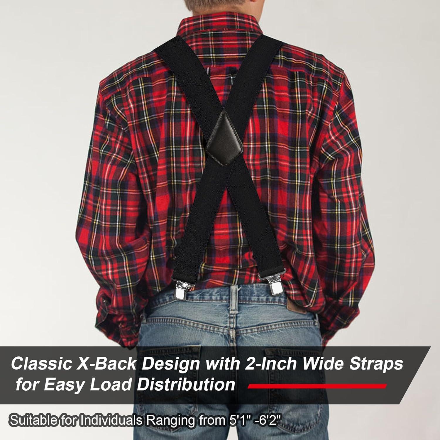 Tirantes Ultrashang CLASSIC para Hombre 5 cm Ajustables Negro