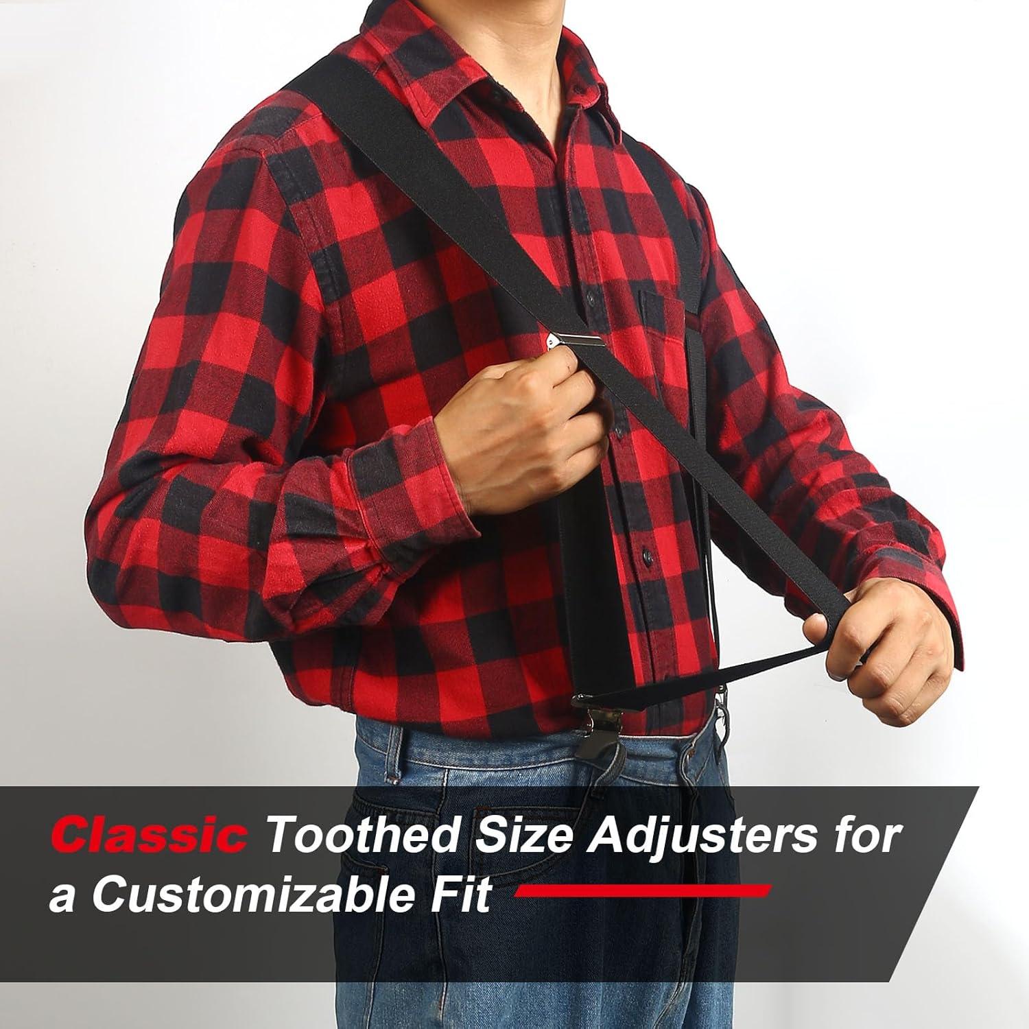 Tirantes Ultrashang CLASSIC para Hombre 5 cm Ajustables Negro