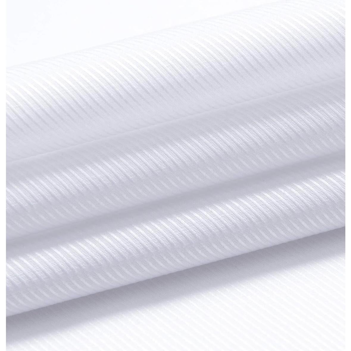 Camisa de Vestir Alimens & Gentle Ajuste Regular con Gemelos - Blanco