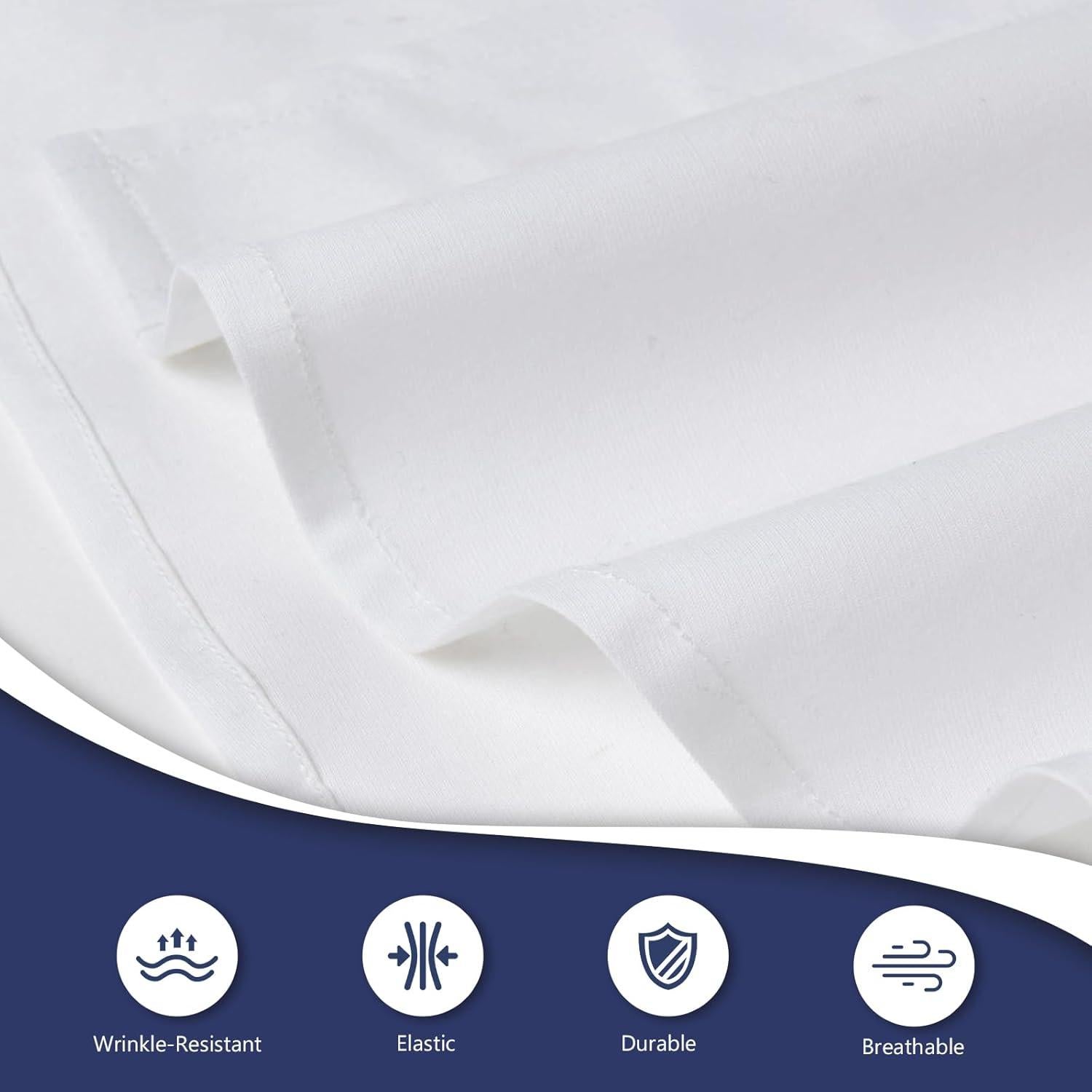 Camisa Tuxedo Gollnwe para Hombre Blanca con Pajarita y Gemelos