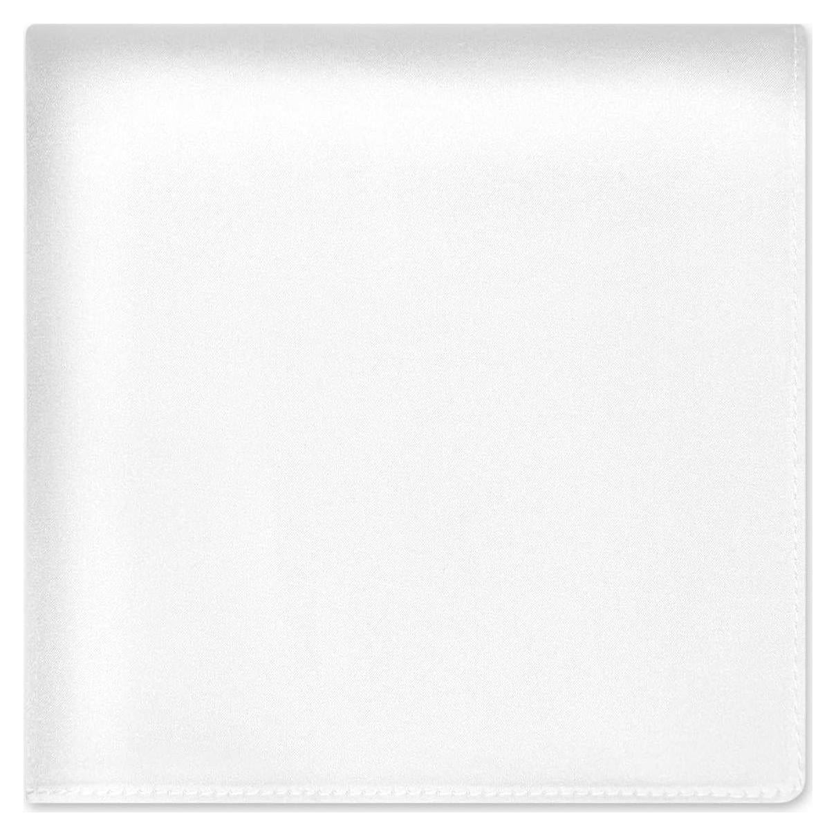 Paño de Seda Pura 100% Blanco 27.94cm x 27.94cm