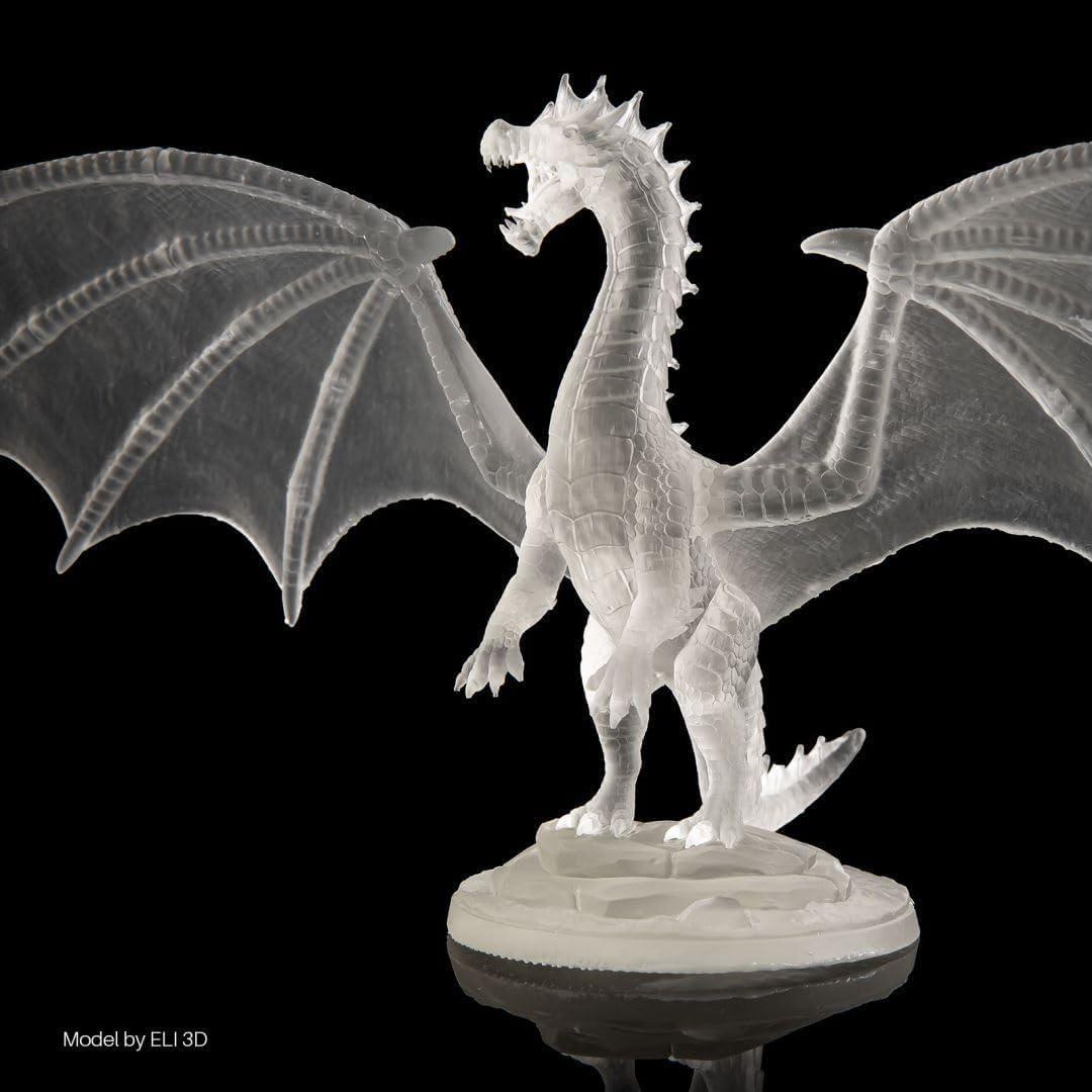 Resina 3D ELEGOO Verde Claro 2000g Baja Fragilidad