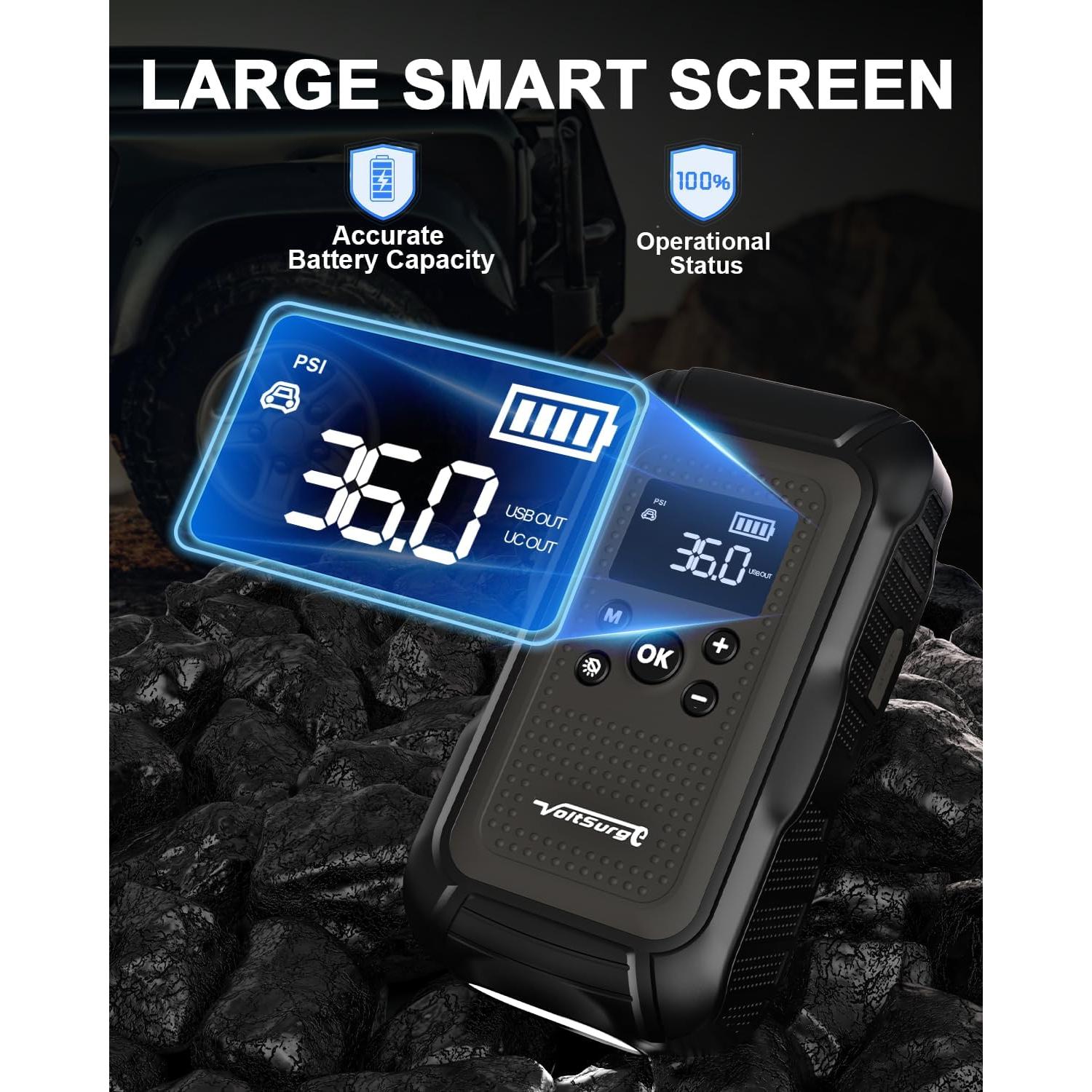 Arrancador de Salto VoltSurge 7000A con Compresor 3 en 1