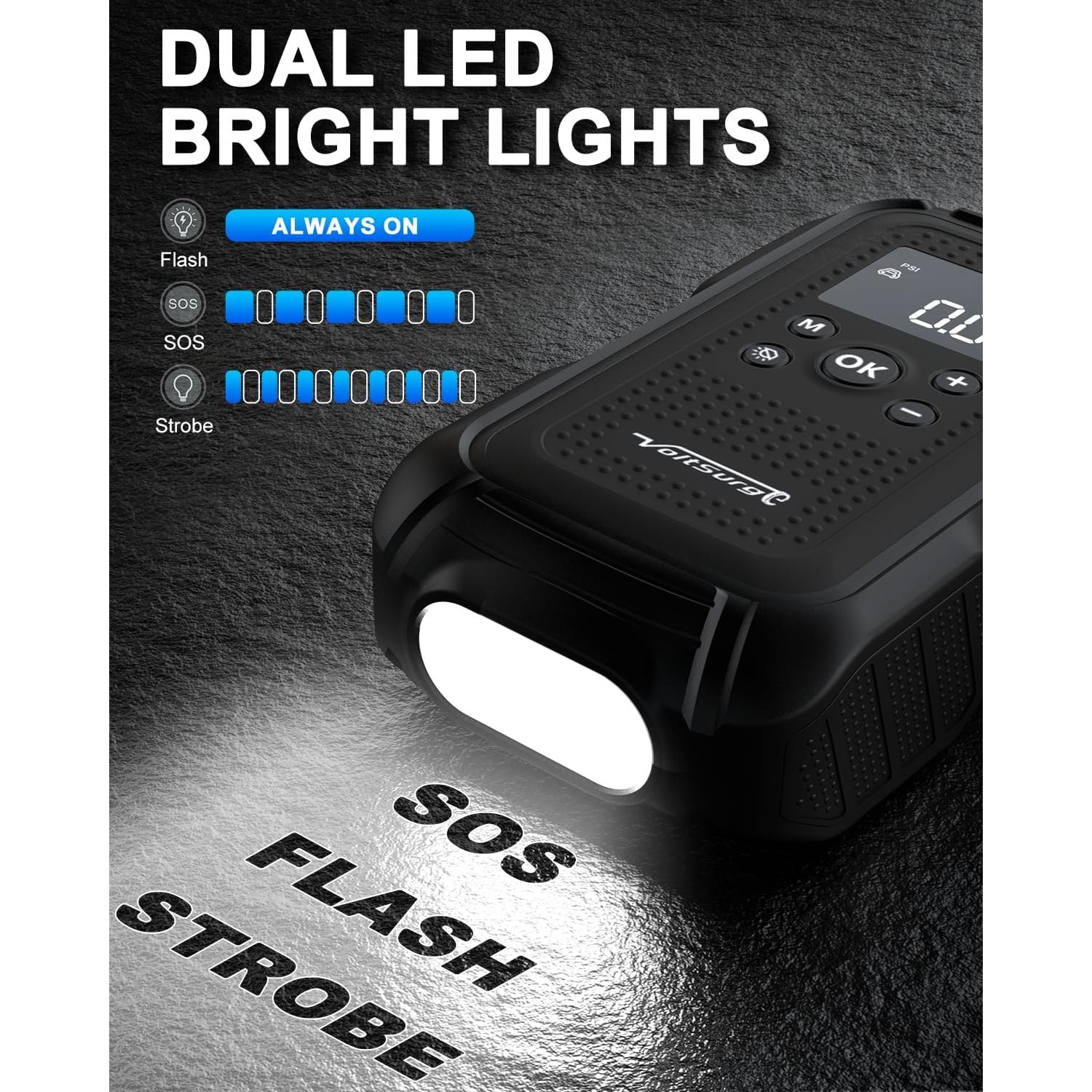 Arrancador de Salto VoltSurge 7000A con Compresor 3 en 1