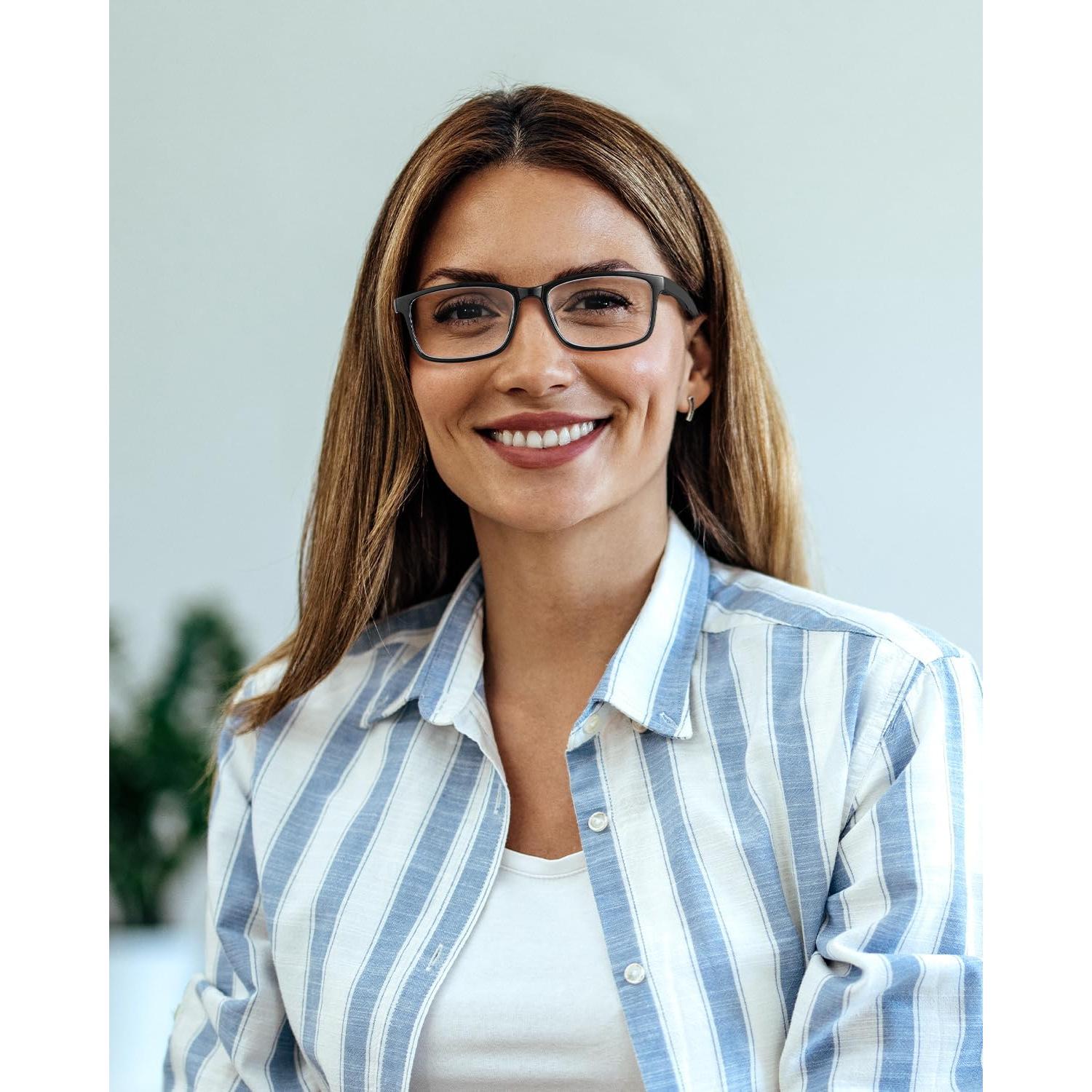 Paquete de 5 Gafas de Lectura JOLISU con Filtro Luz Azul