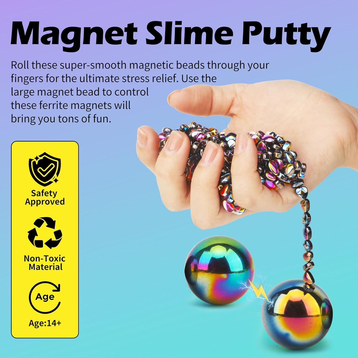 Pasta Magnética de Ferrita LNCOJOLM con 2 Imanes Grandes 500g