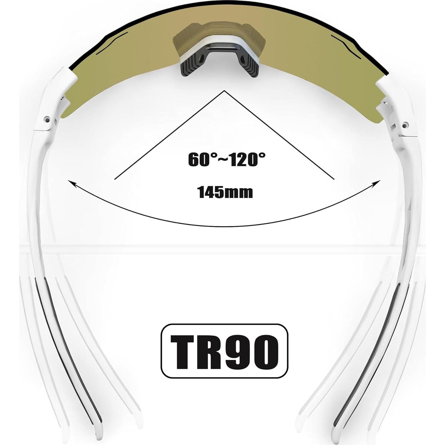 Gafas de sol PITFEROCE polarizadas UV400 para deportes