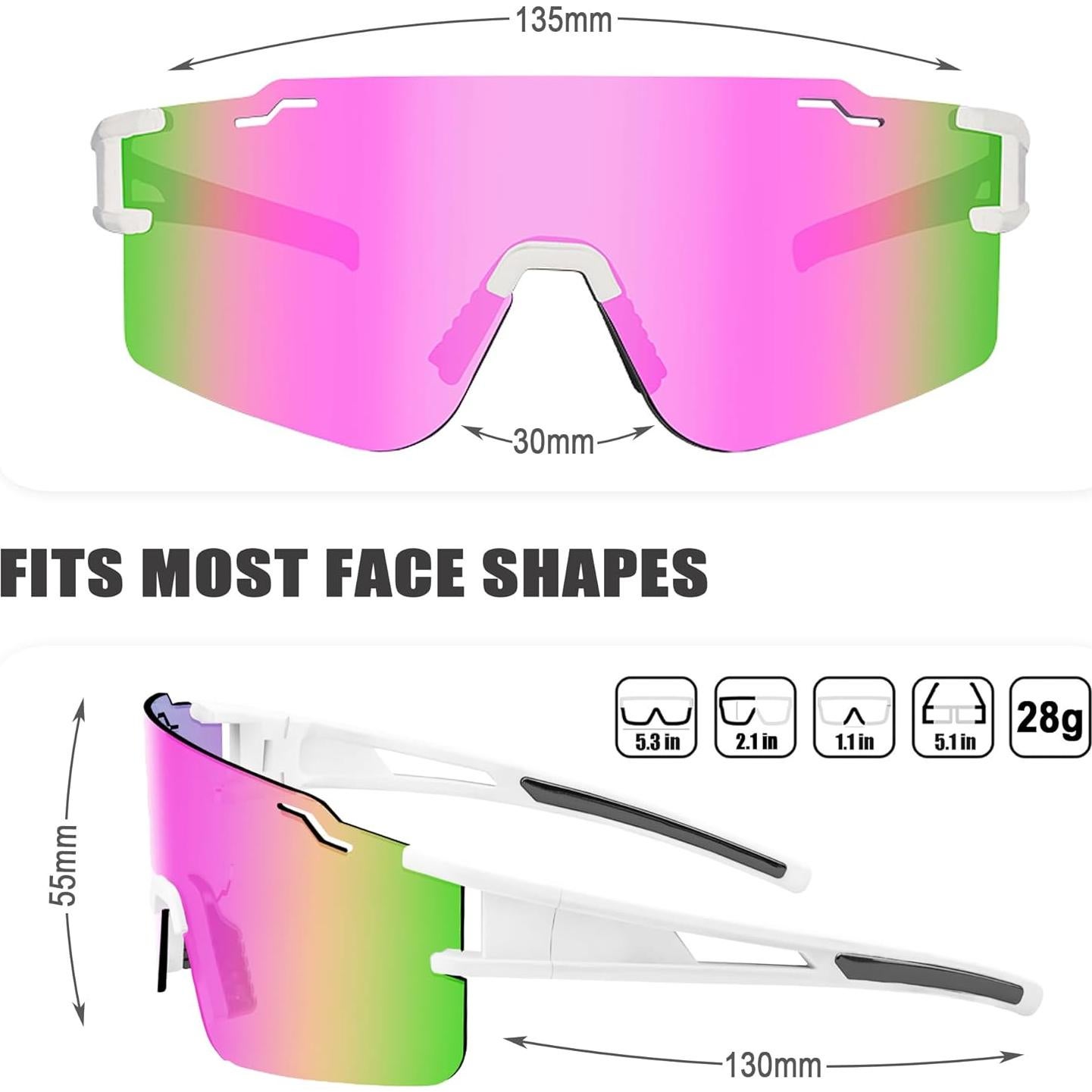 Gafas de sol PITFEROCE polarizadas UV400 para deportes