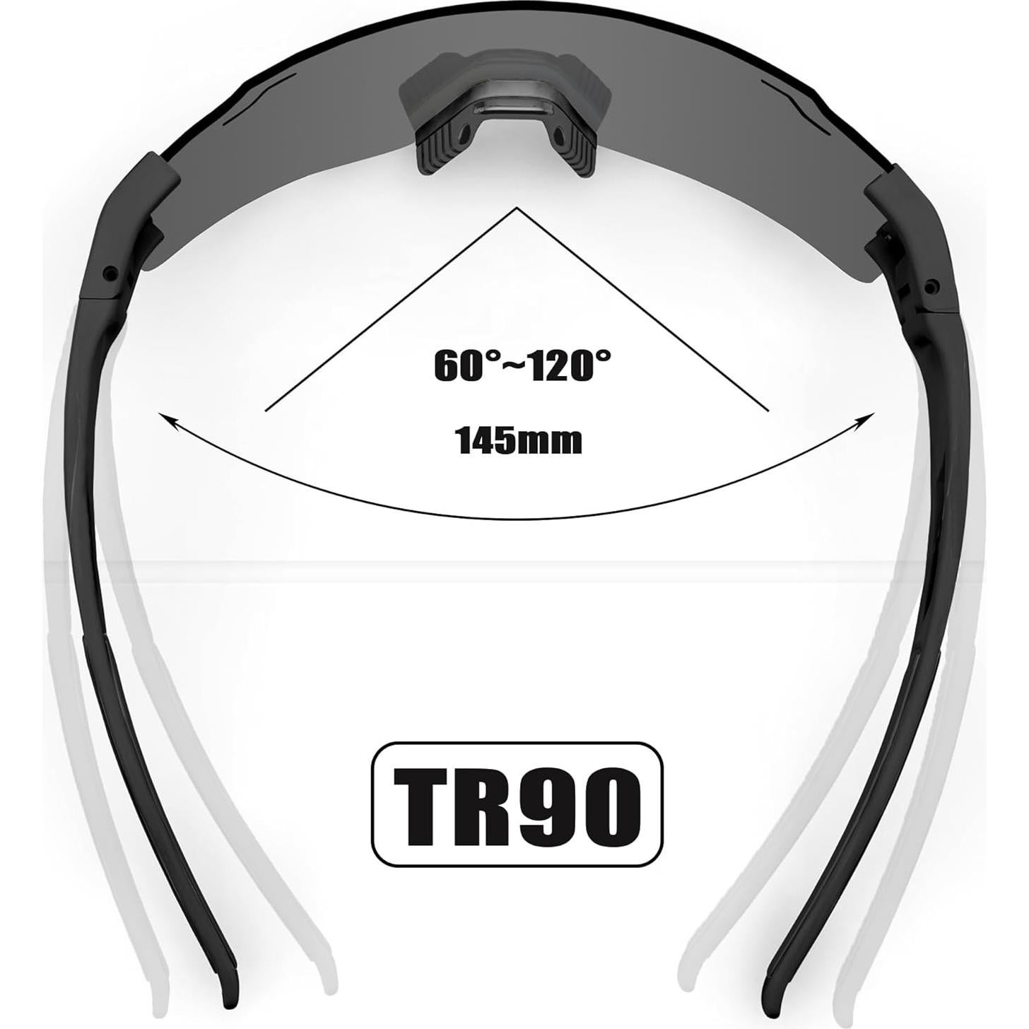 Gafas de sol deportivas PITFEROCE UV400 polarizadas