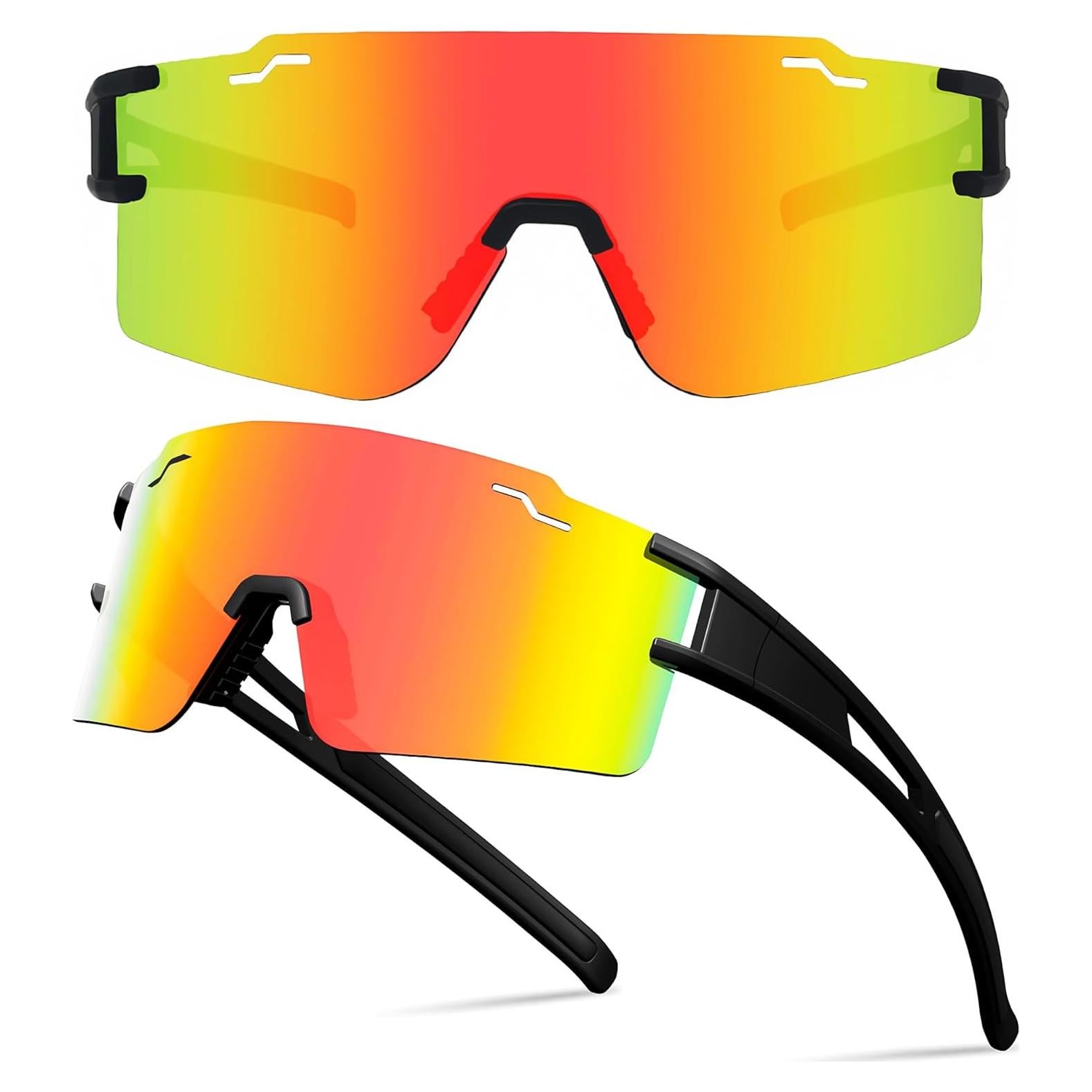 Gafas de sol deportivas PITFEROCE UV400 para ciclismo y running