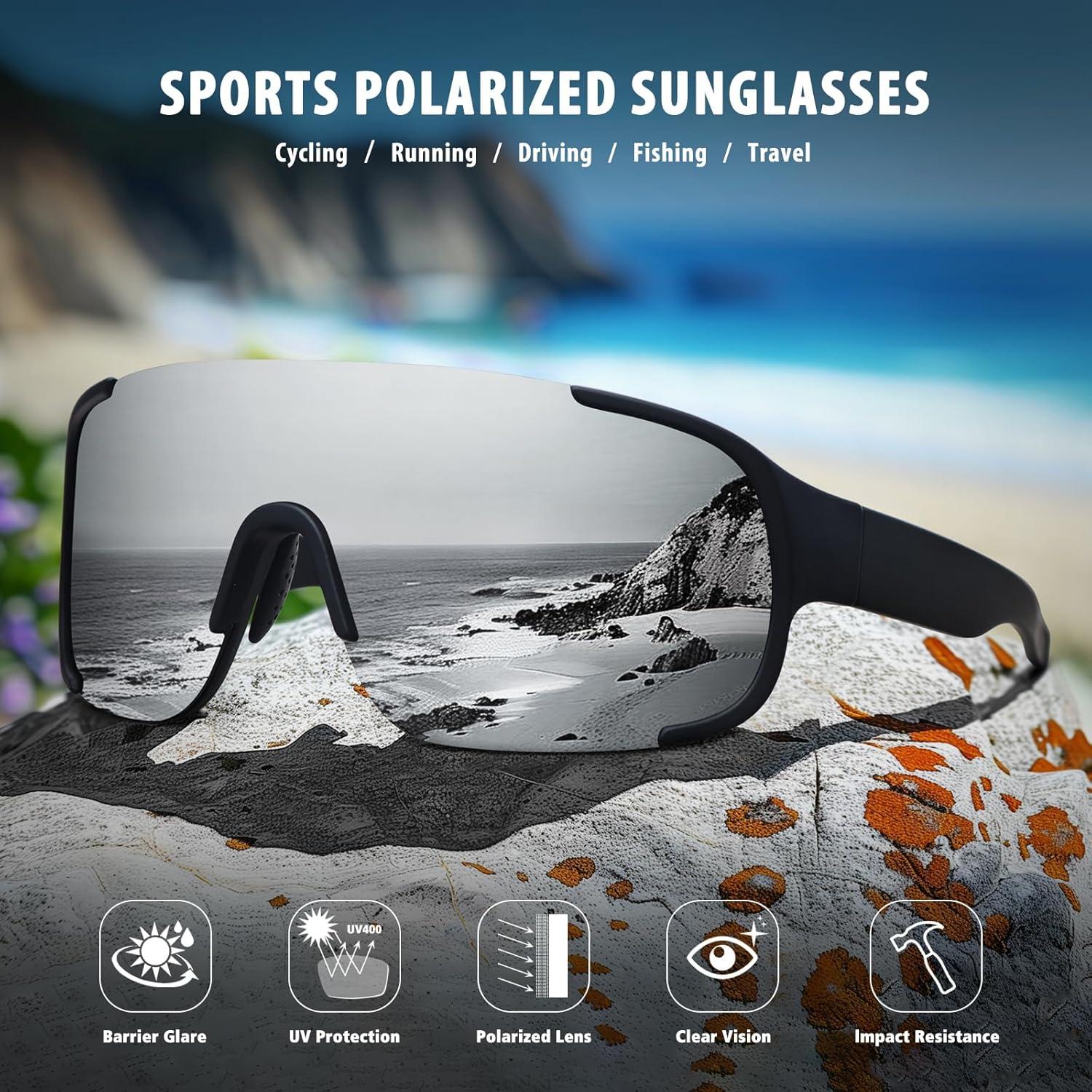 Gafas de sol deportivas OFWIN UV400 polarizadas unisex