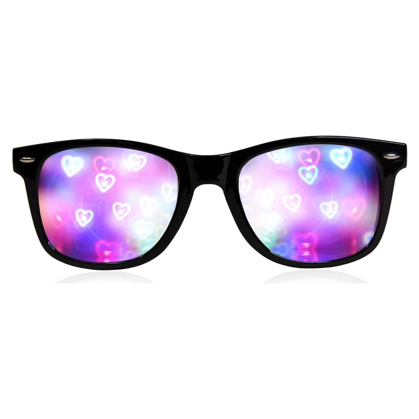 Gafas de Difracción GloFX Ultimate Corazón Arcoíris 3D