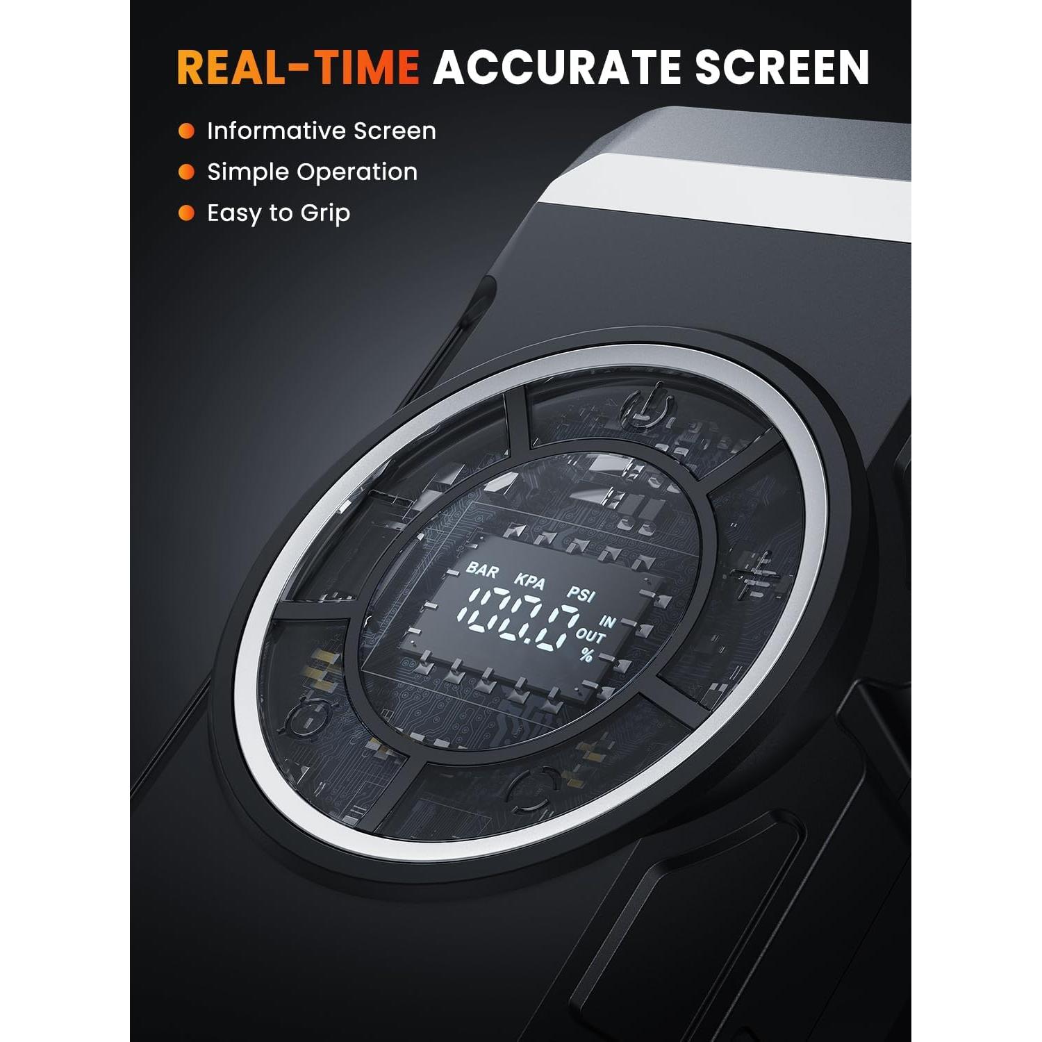 NEXPOW Arrancador de Batería 3000A con Compresor 150PSI