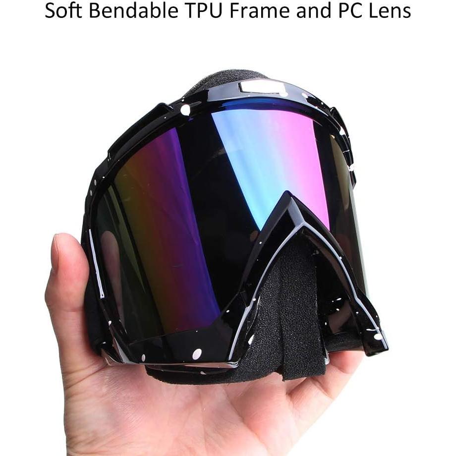 Gafas de Motocross YOHOG Marco Negro Lente UV400